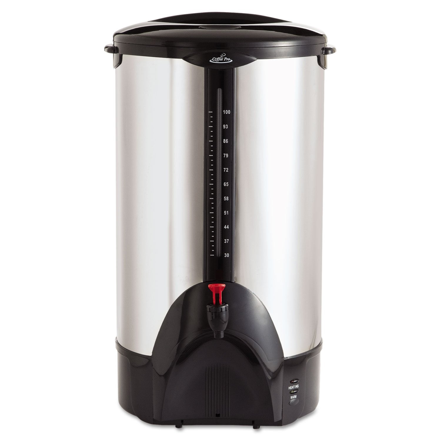 Adcraft Coffee Percolator, 100 Cup, in Stainless Steel (CP-100)