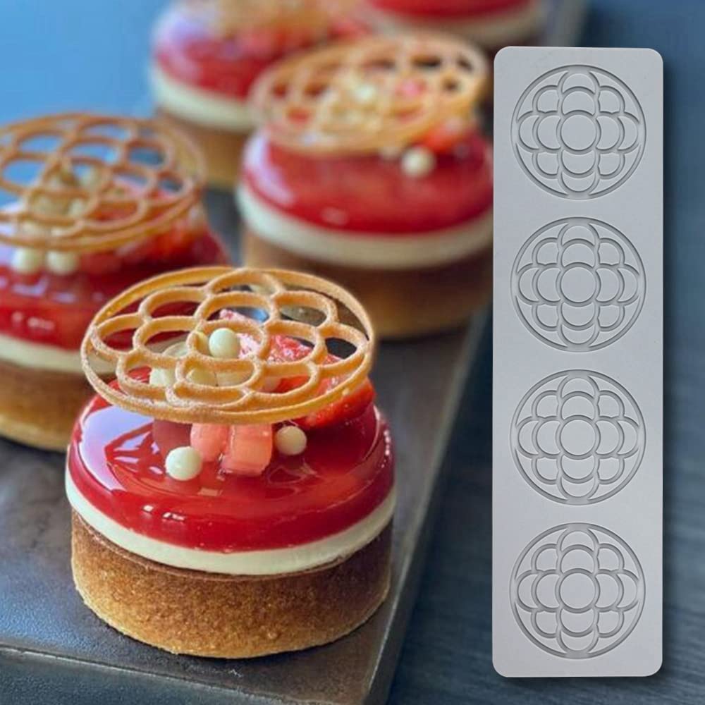 Flower Shape Silicone Mold 3D Flower Fondant Lace Pad Cake Silicone Mold Cake Fondant Silicone Mold Fondant Clay Mould For Sugar