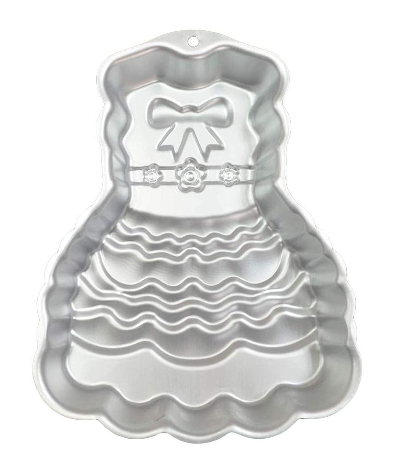 Zdywy 10 Inch Princess Dress Shaped Aluminum 3D Baking Mould Cake Mold Tin Birthday Cake Pan - Princess Dress