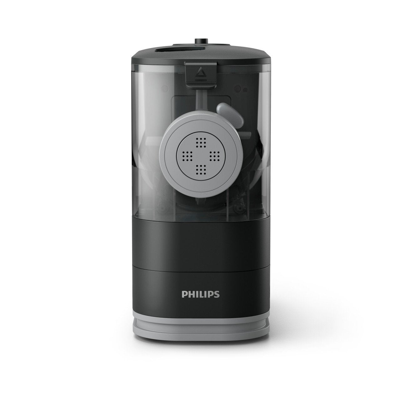 Philips Kitchen Appliances Pasta Maker, Fully Automatic, Small, Black, Model HR2371/05, Includes 3 Shaping Discs & Recipe Book