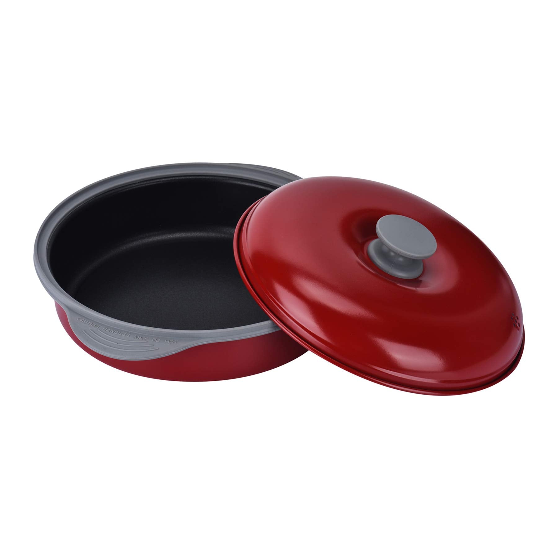 Maconee Microwave Frying Pan Skillet, Grill & Crisper Pan With Lid Allows You To Fry, Sizzle, And Brown Foods In The Microwave,