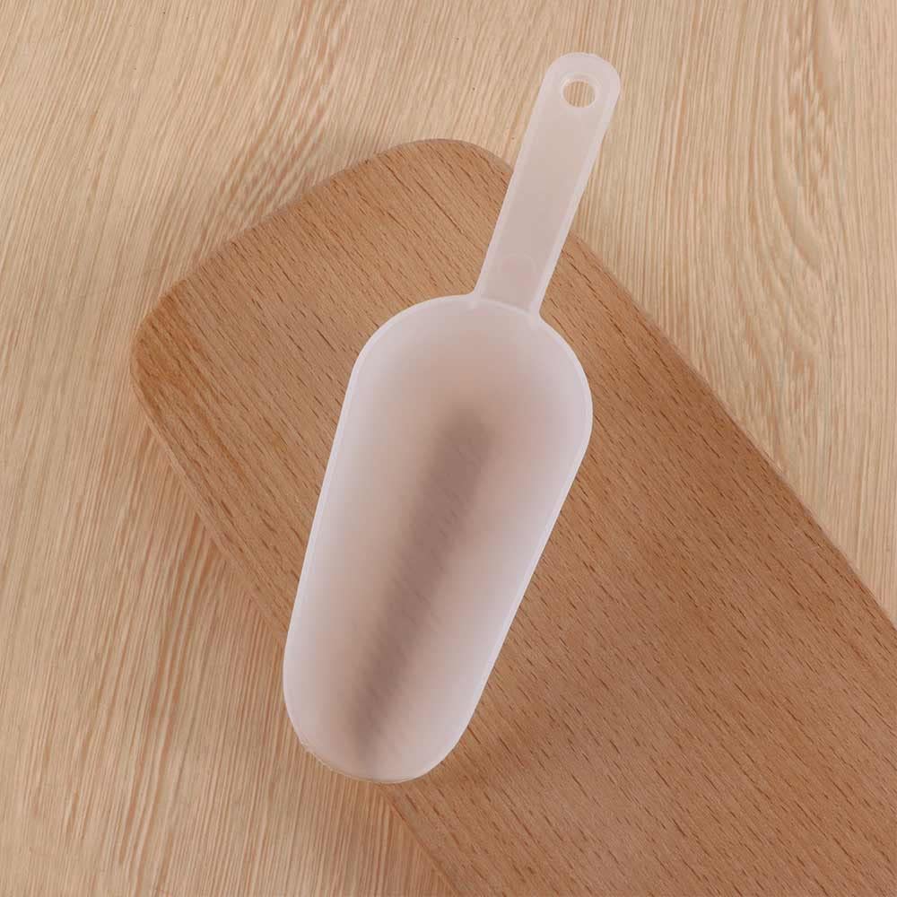 Leadigol Frosted Plastic Ice Measuring Scoop Candy Ice Sugar Scoopers For Party Dessert Buffet Ice Cream Tools