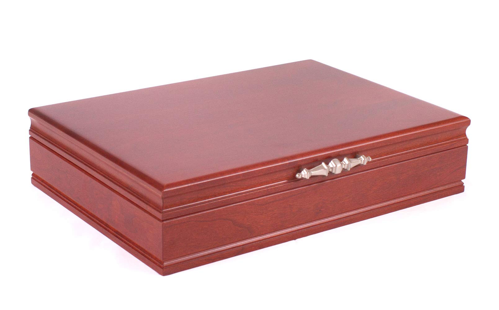 American Chest Company - Traditions; Silver/flatware Chest; Solid Cherry (Heritage Cherry on Solid Cherry)