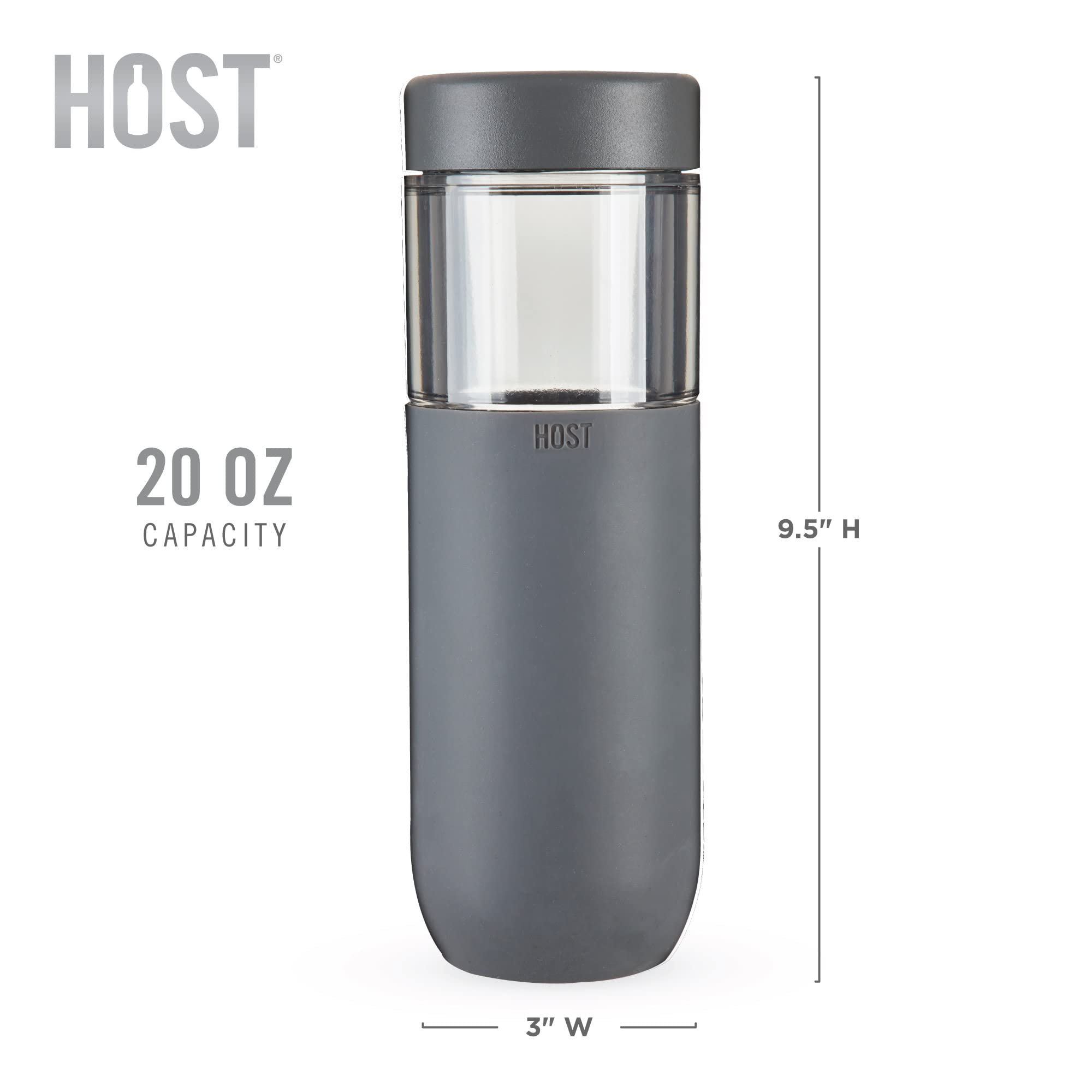 Freeze Bottle In Gray By Host