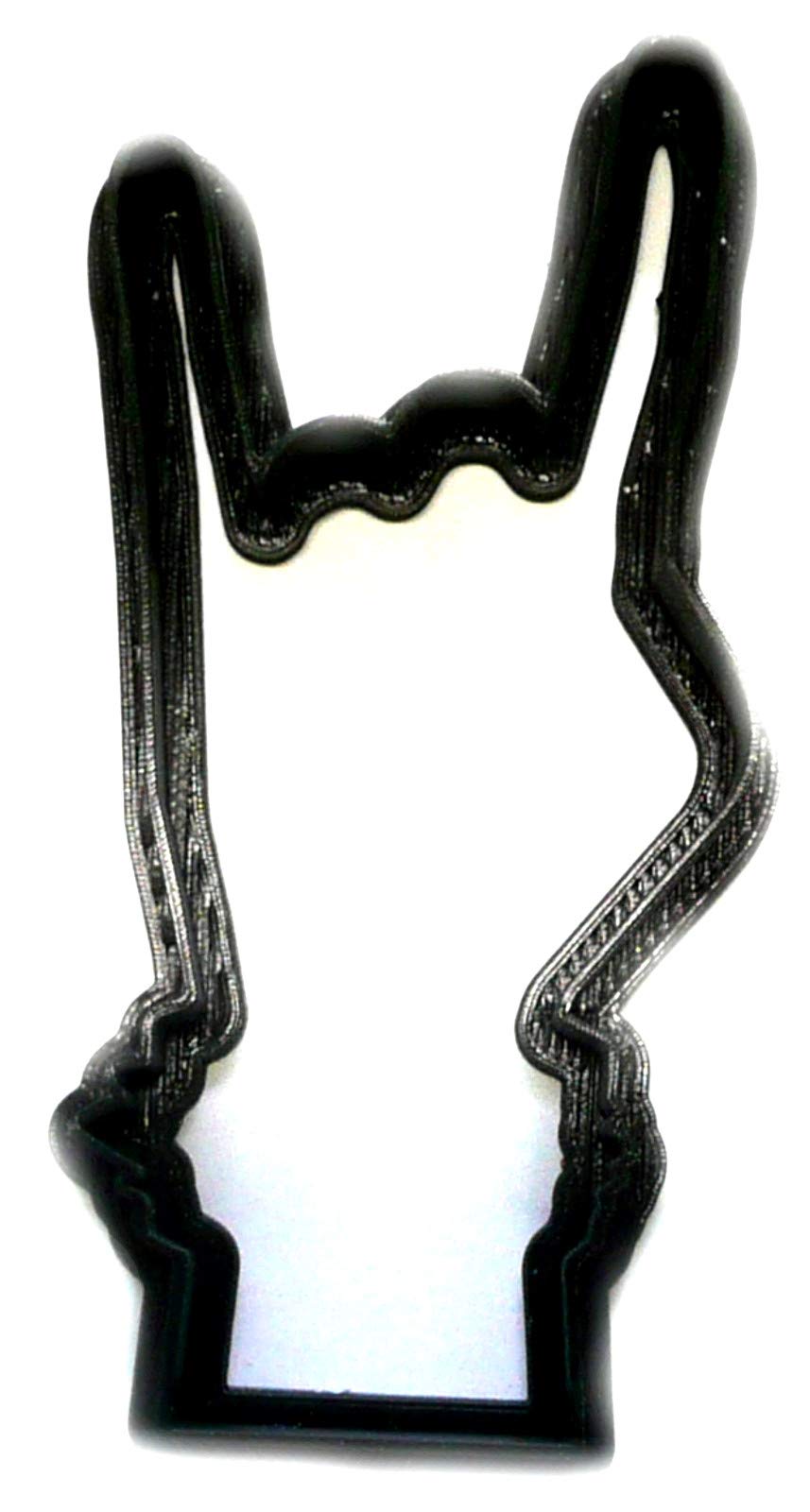 Rock On Sign Hand Symbol Gesture Music Song Band Rock N Roll Cookie Cutter Usa Pr2036