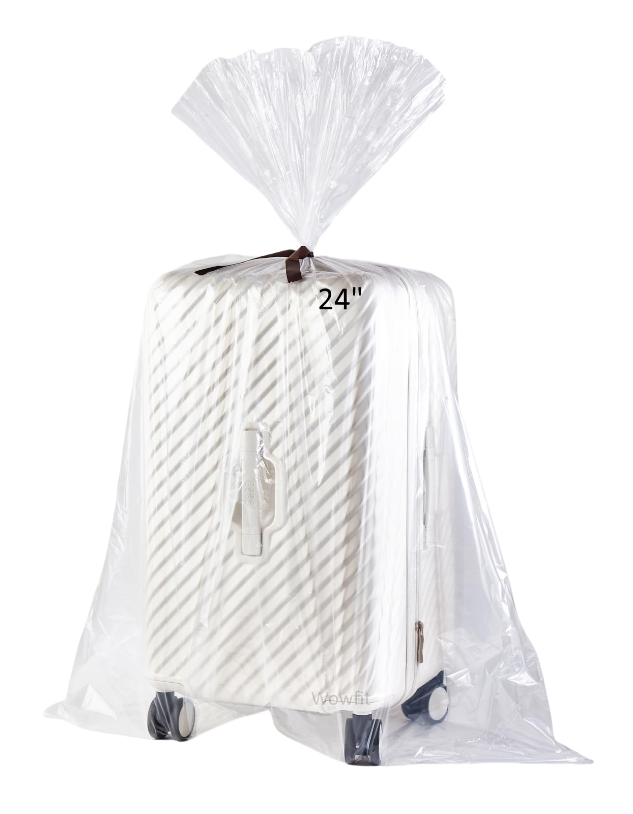 Wowfit 5 Ct 36X50 Inches Extra Large Clear Plastic Bags - Durable, Multipurpose & Transparent Poly Bags For Attic/Basement Stora