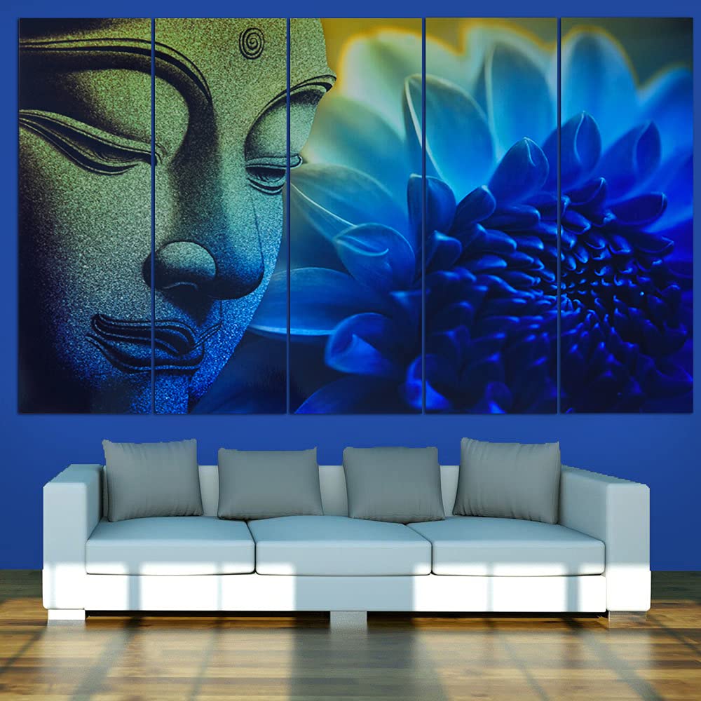 Maxstone Wall Painting Multiple Frames Wall Dcor For Living Room Office Home 5 Panals Wall Painting Big Size Set Of-5