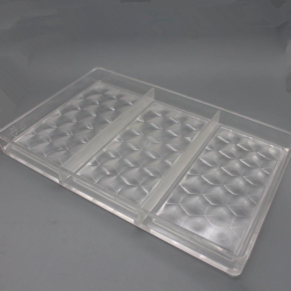 3D Cubes Polycarbonate Chocolate Bars Mold