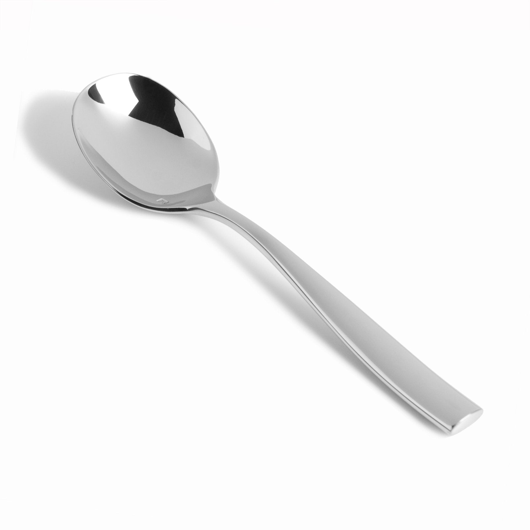 Fortessa Lucca 18/10 Stainless Steel Flatware Bouillon Spoon, Set Of 12