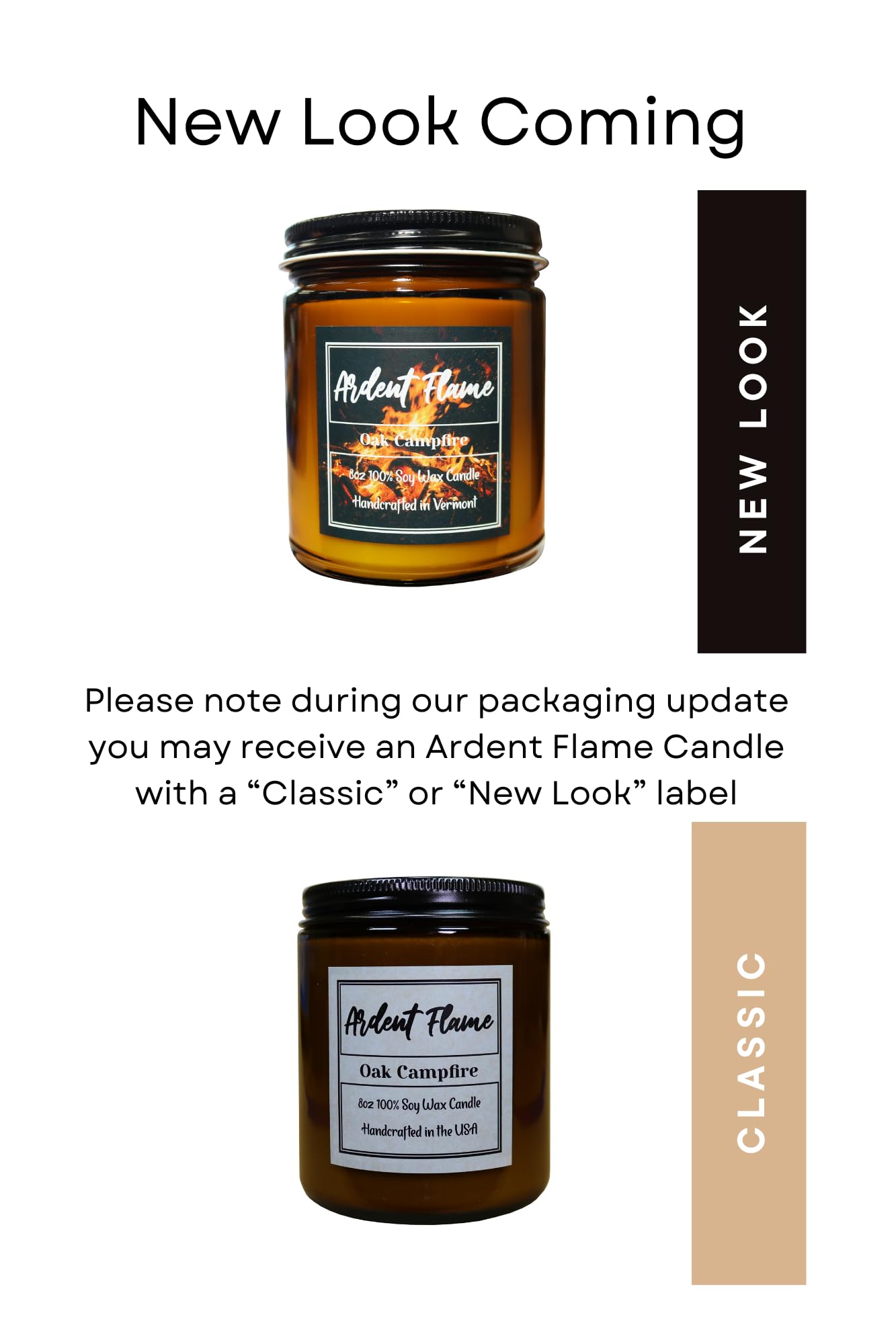 Ardent Flame Candles | Oak Campfire | 100% Natural Soy Wax Candle for Home Decor | Highly Scented | Premium Fragrance | Handmade