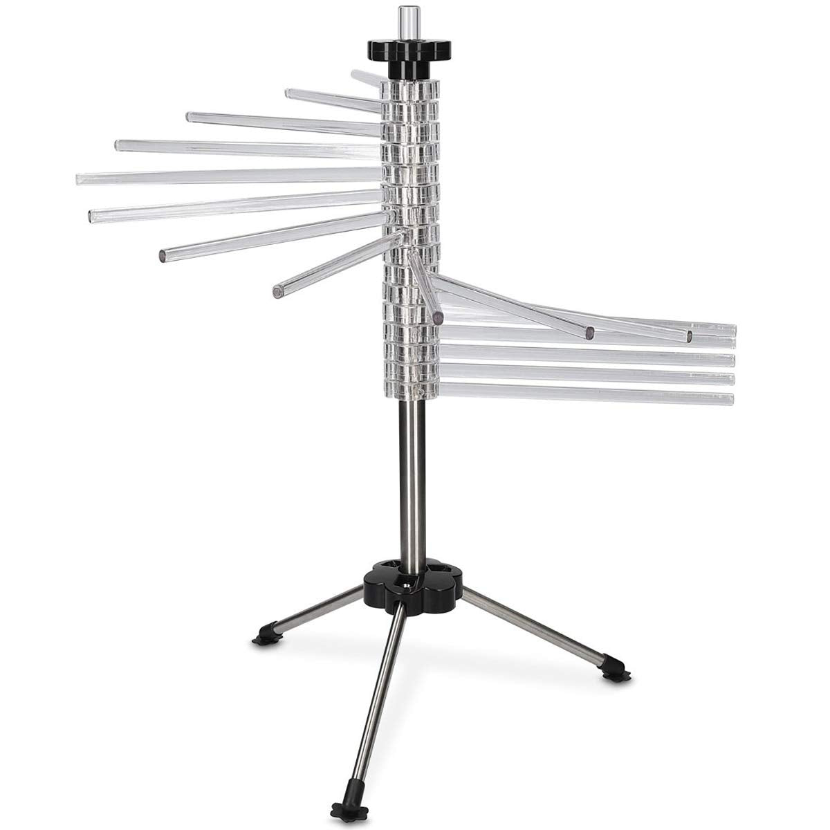 Hicook Pasta Drying Rack Collapsible Spaghetti Dryer Stand Noodles Drying Holder Hanging Rack Tall Spaghetti Noodle Dryer Stand