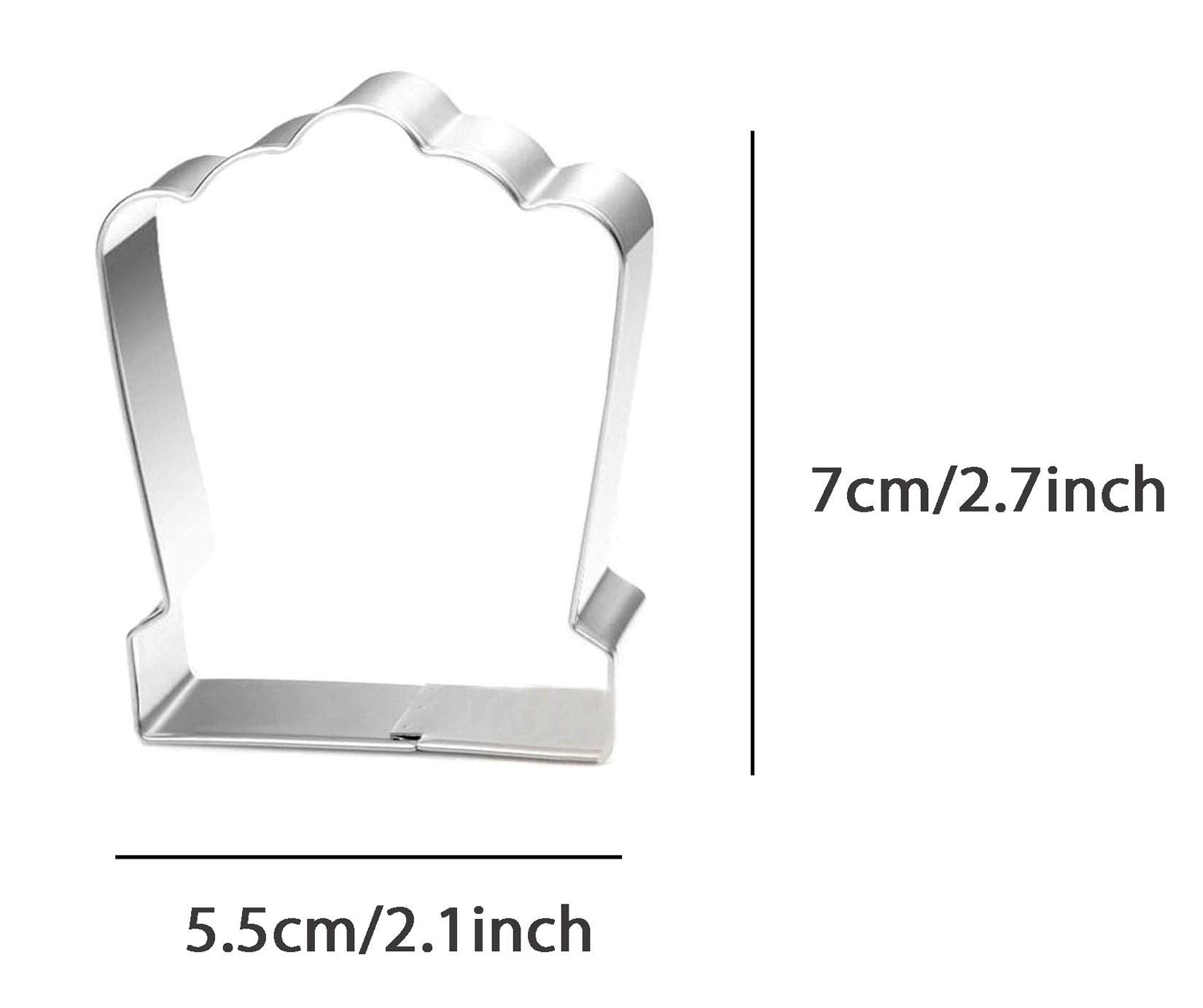 Wjsyshop Tombstone Cookie Cutter For Halloween Stainless Steel