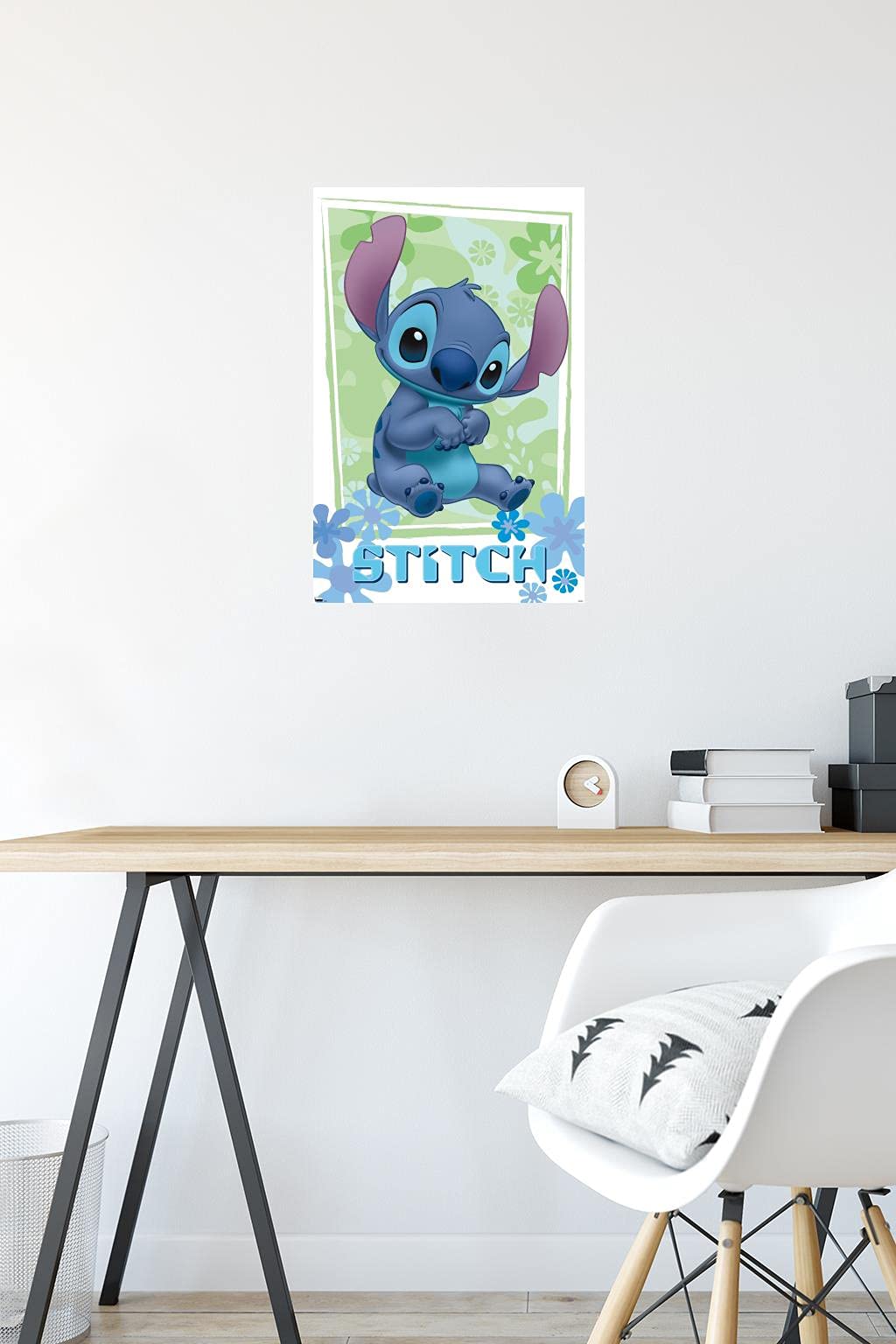 Trends International Disney Lilo And Stitch - Flowers Wall Poster, 14.725'' X 22.375'', Premium Unframed Version