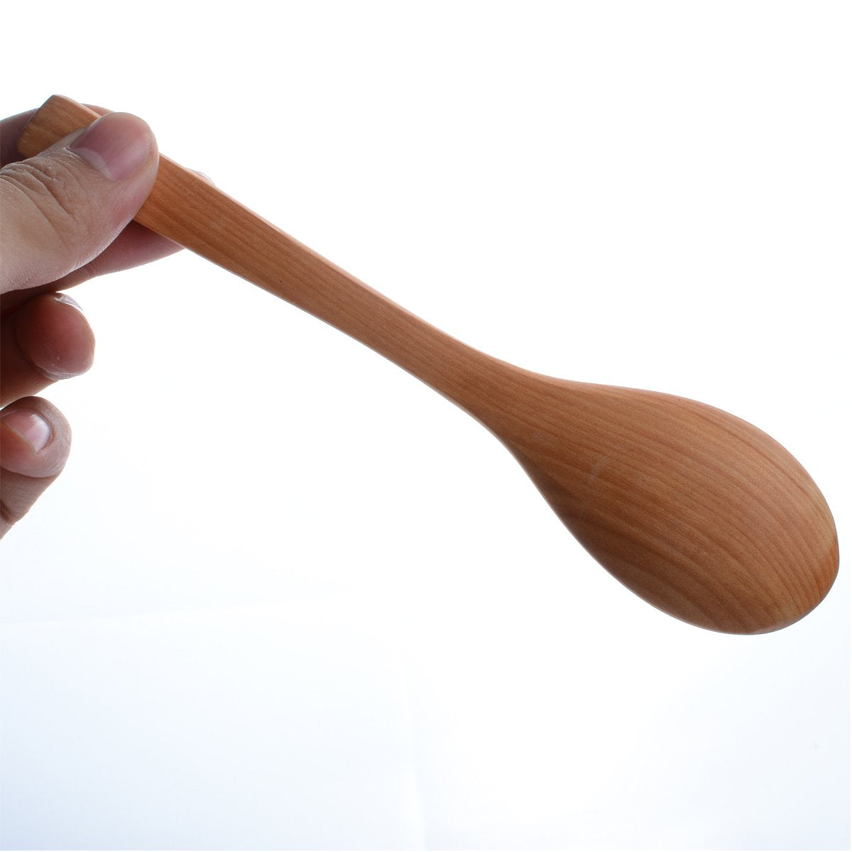 10 Pcs 7 Inch Ecofriendly Handle Long Wooden Spoons Coffee Honey Tea Stirrer Tableware