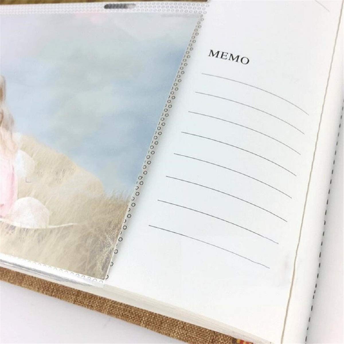 CSN - CUTE SHOPPING NETWORK Natraj Series Photo Album with Extra Clear PVC Film 200 Photos, (Photo Size Supported: 4x6 Inches, M