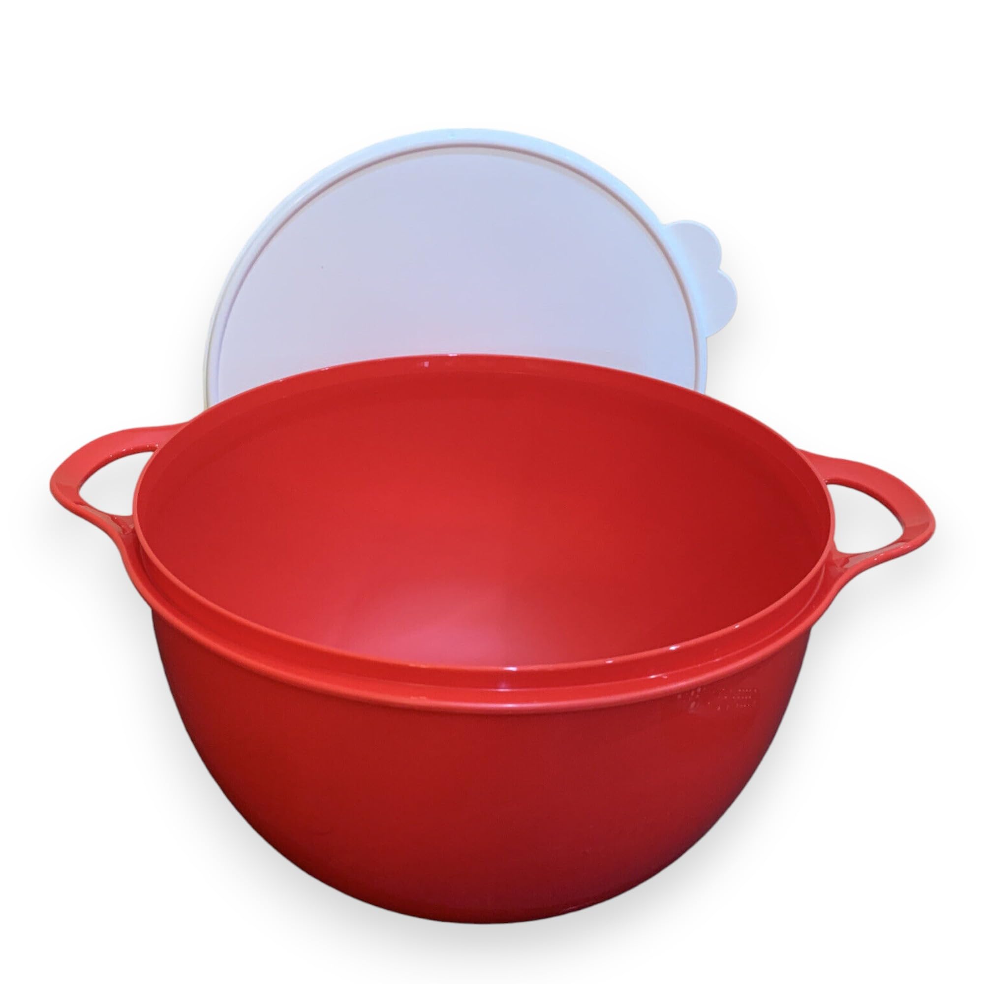 Tupperware Thatsa Mega Bowl Mixing Bowl 42 Cups 10L Chili Red