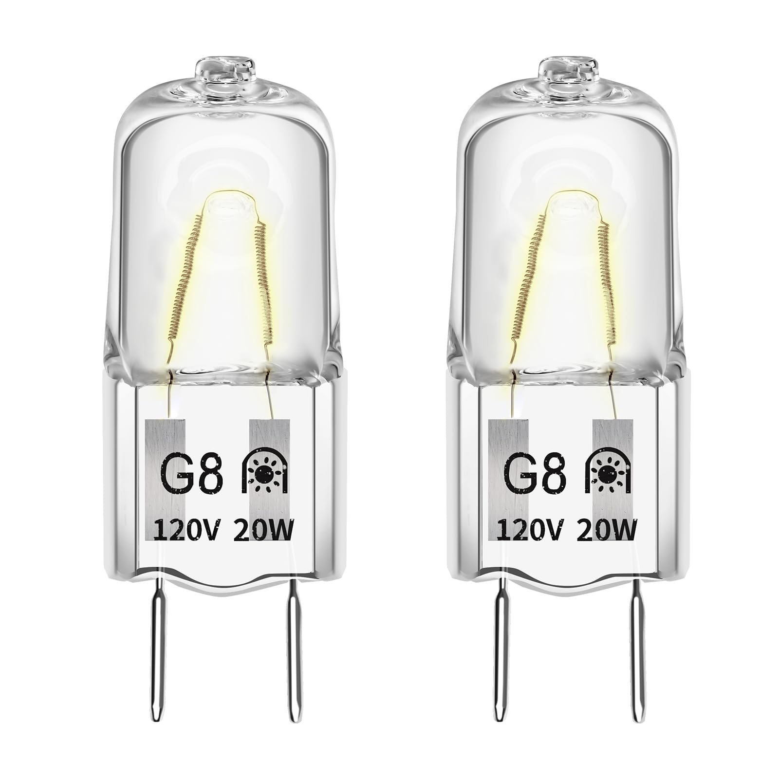 Belleone Microwave Light Bulb Fit For Ge Samsung Kenmore Maytag Elite Over The Stove Range Oven, Halogen Light Bulb With G8 Bi-P
