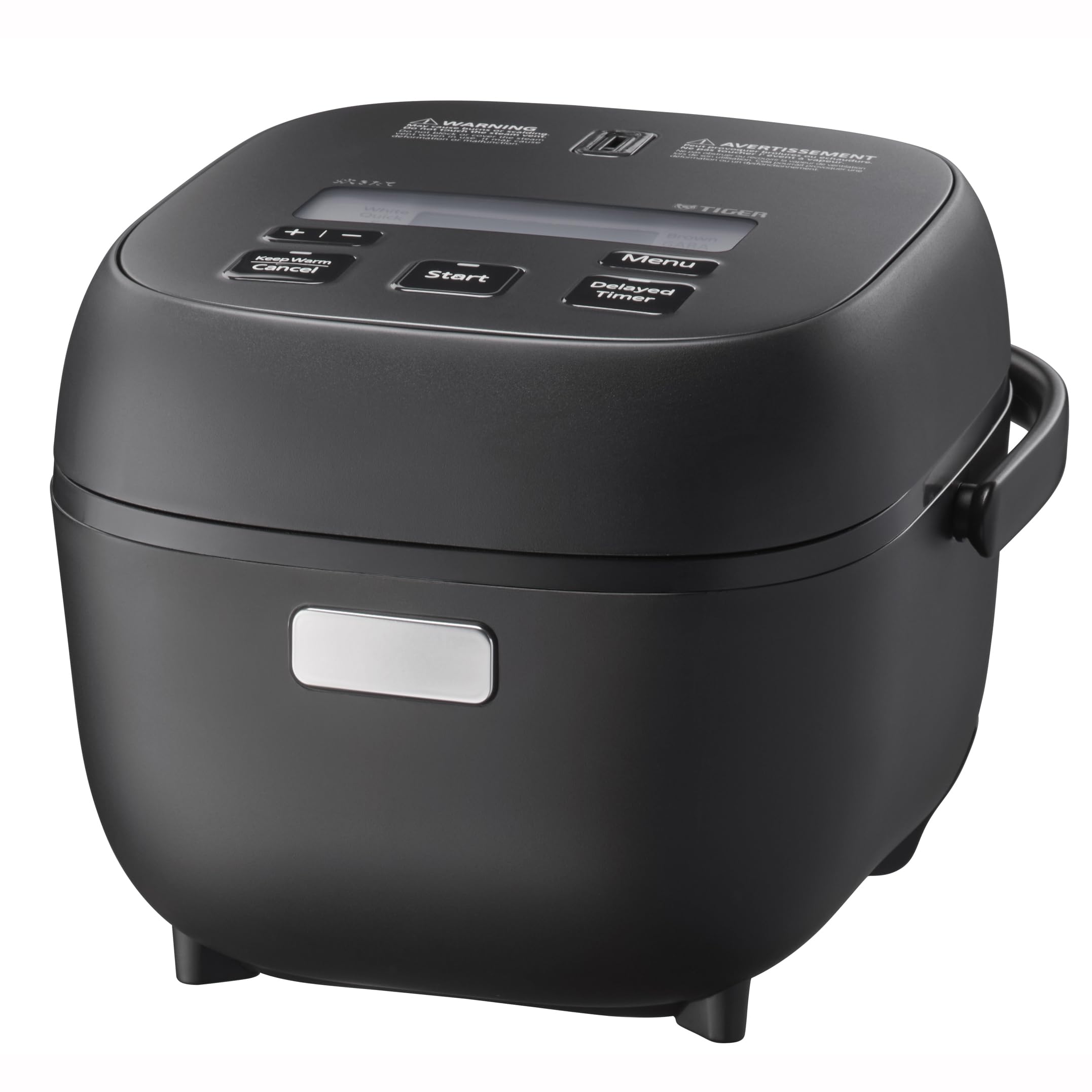 TIGER JBSA55UKB 3Cup (Uncooked) Micom Rice Cooker and Warmer with NonStick Ceramic Coated Inner Pot and 10 AutoCook Setting