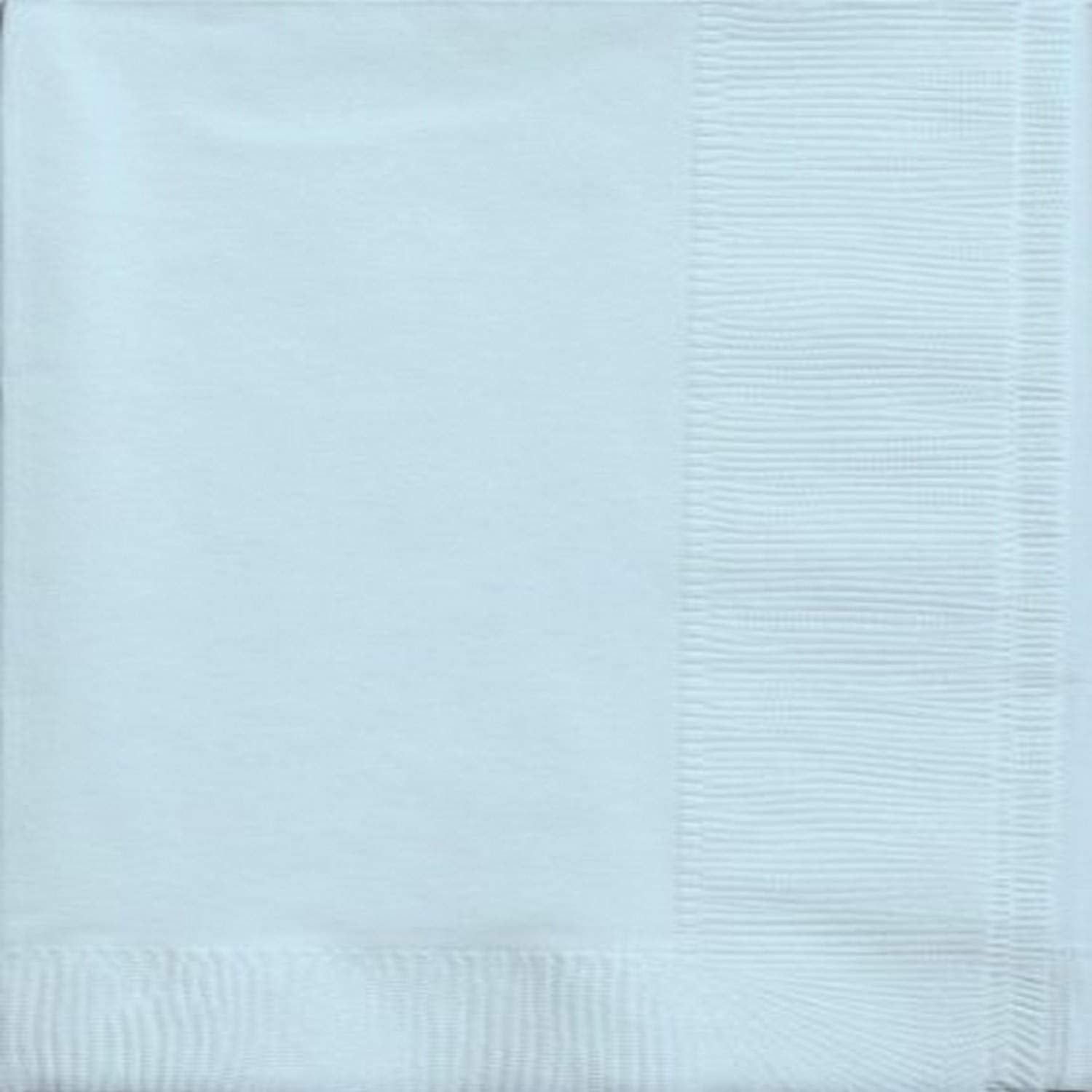 Creative Converting Touch Of Color 2-Ply 50 Count Paper Dinner Napkins, Pastel Blue