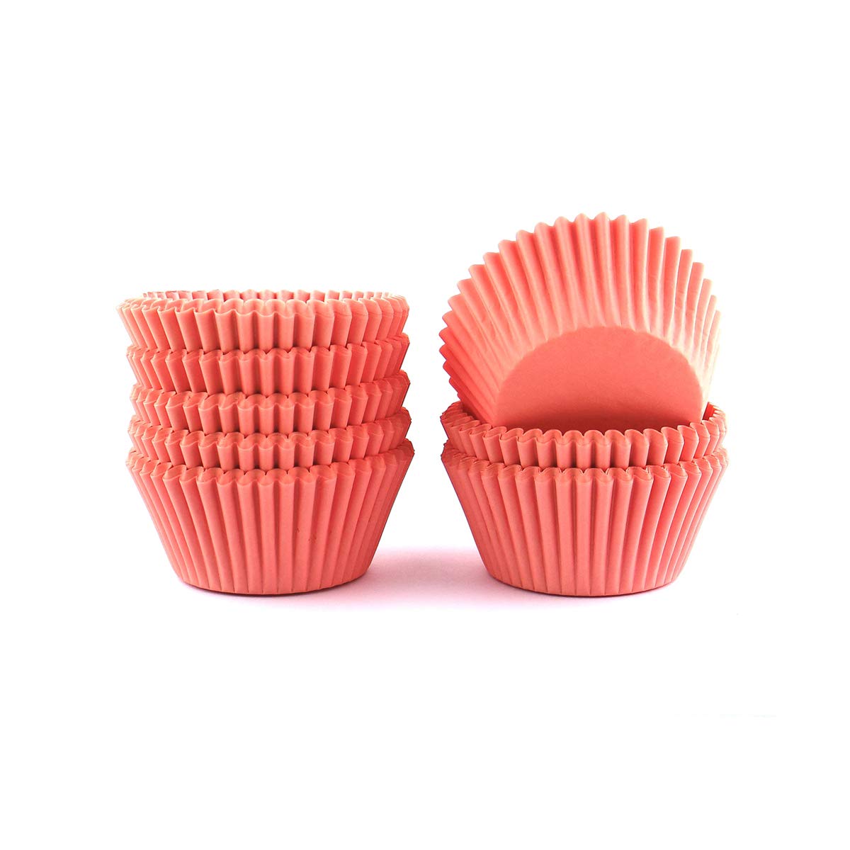 Warmparty Pink Baking Cups Cupcake Liners Wrappers Paper Muffin Standard Sized 300 Count