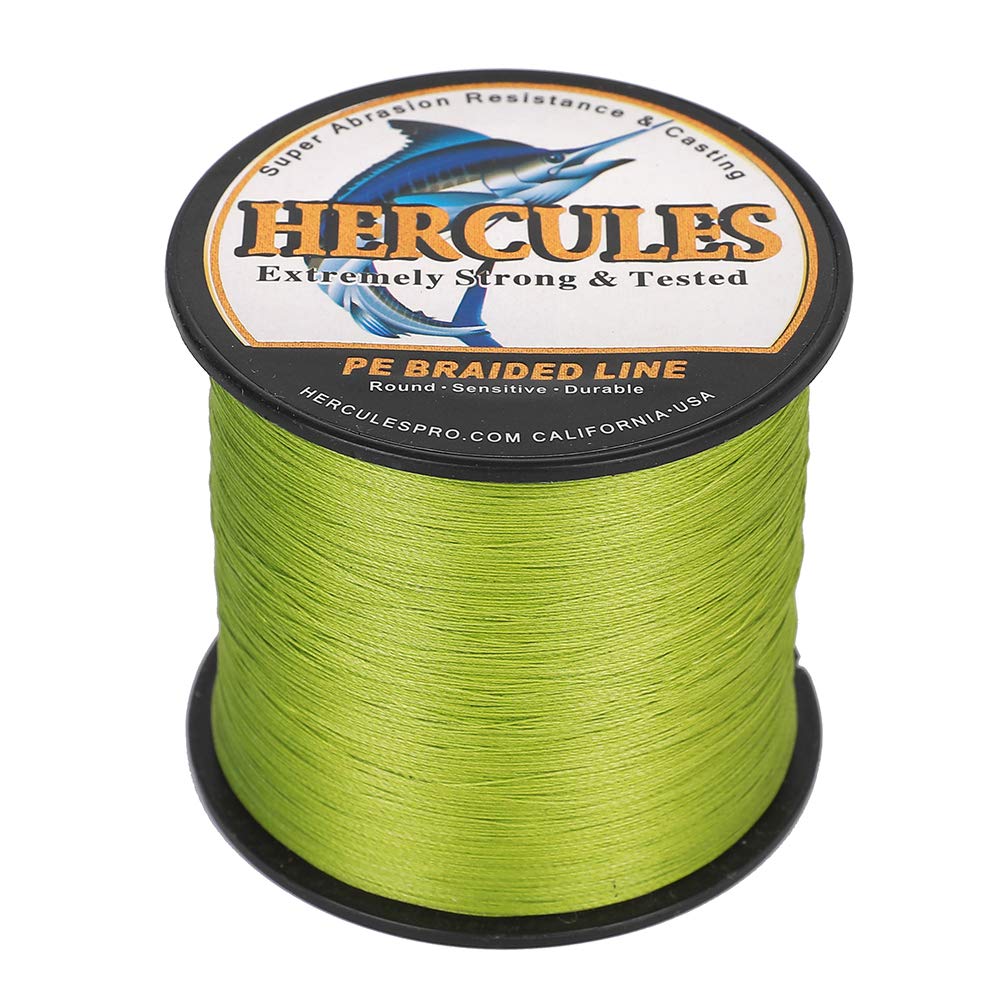 Hercules Super Cast 500M 547 Yards Braided Fishing Line 40 Lb Test For Saltwater Freshwater Pe Braid Fish Lines Superline 8 Stra