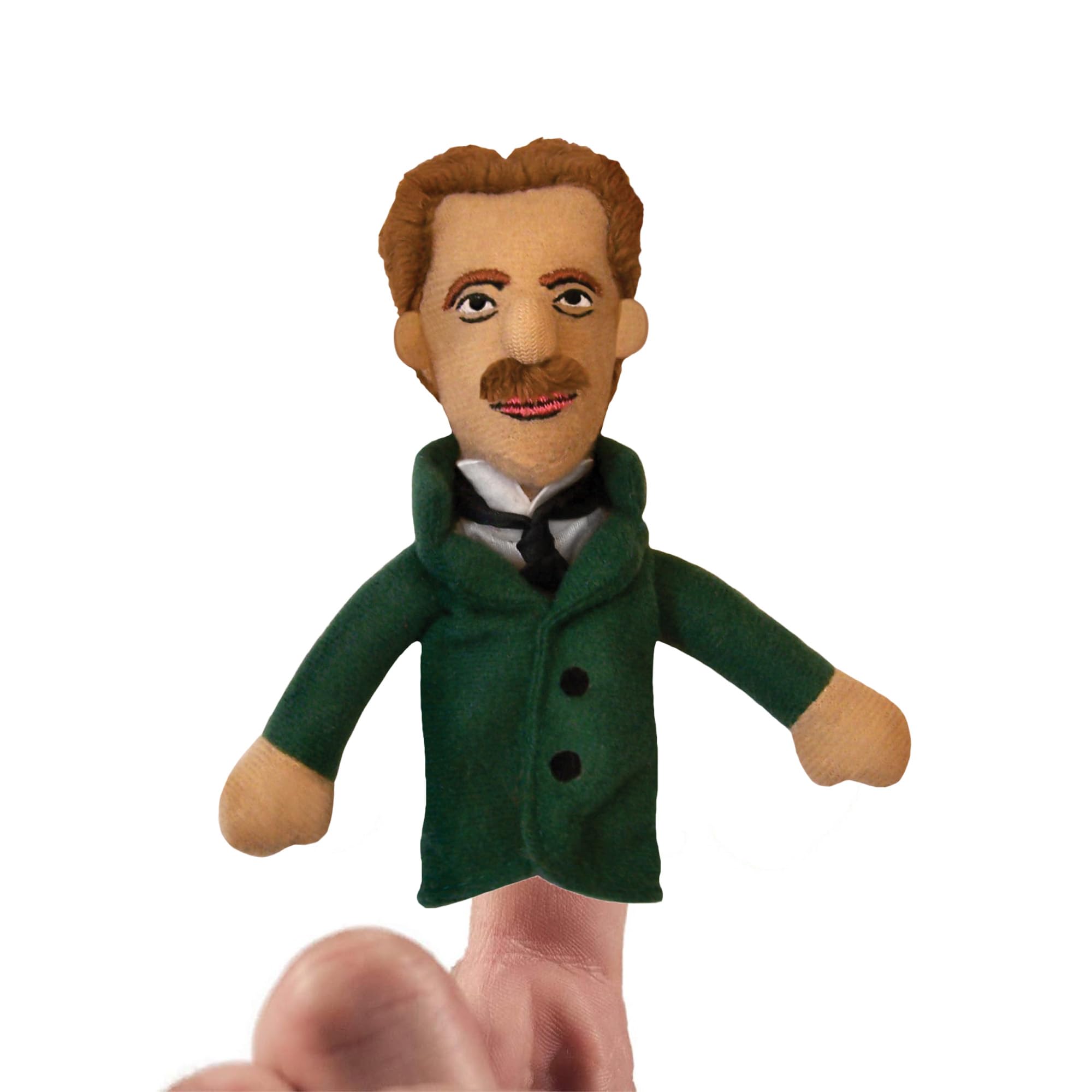 The Unemployed Philosophers Guild Nikola Tesla Plush Finger Puppet And Refrigerator Magnet - Toy For Kids Or Adults