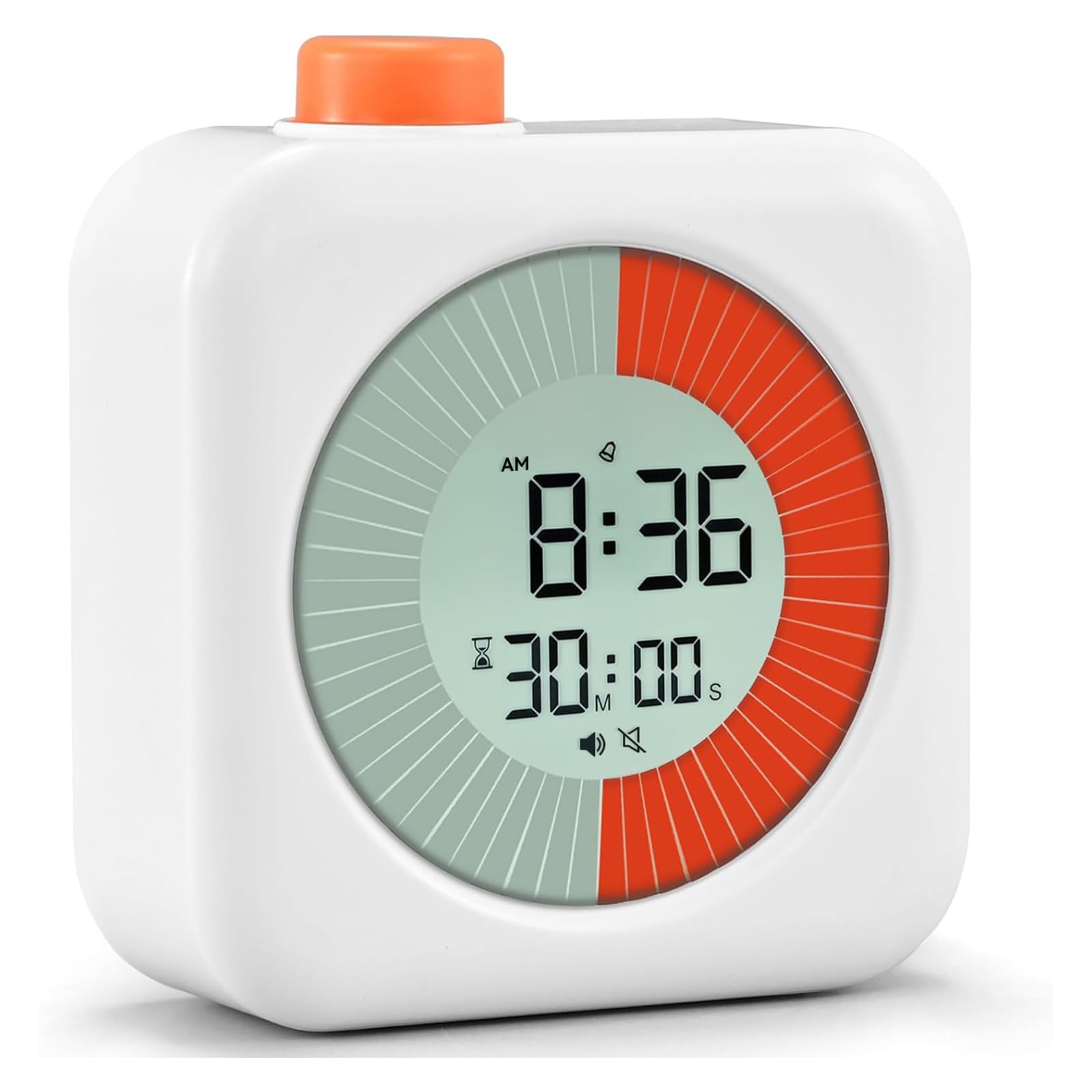 Eoocoo Digital Visual Timer,60-Minute Countdown Timer For Kids And Adults,Lcd Screen Pomodoro Time Management Education Tool,Tim