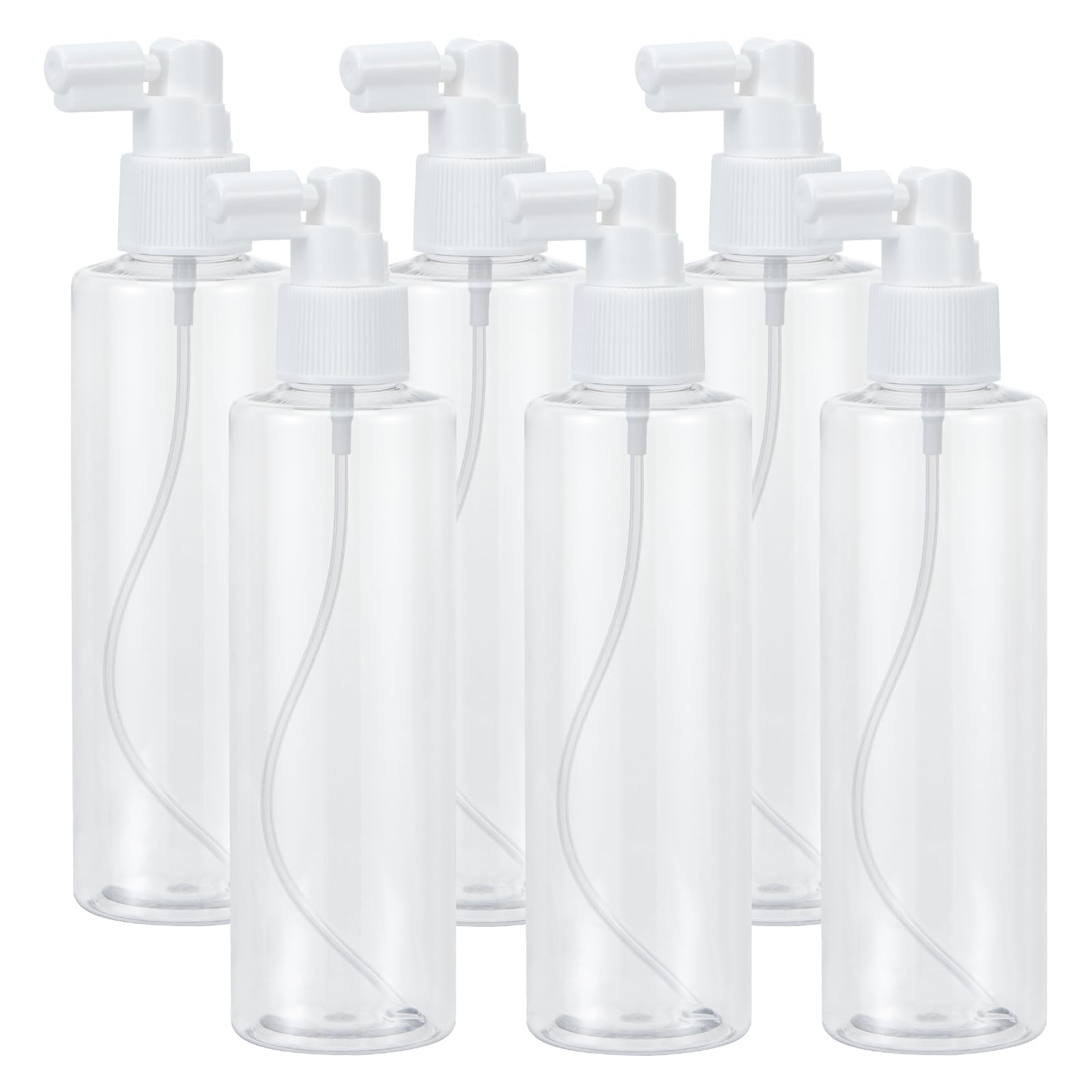 Yebeauty 4 Pack Refillable Small Spray Bottles Plastic Empty Fine Mister Long Mouth Travel Spray Bottle With Tight Cap Durable S