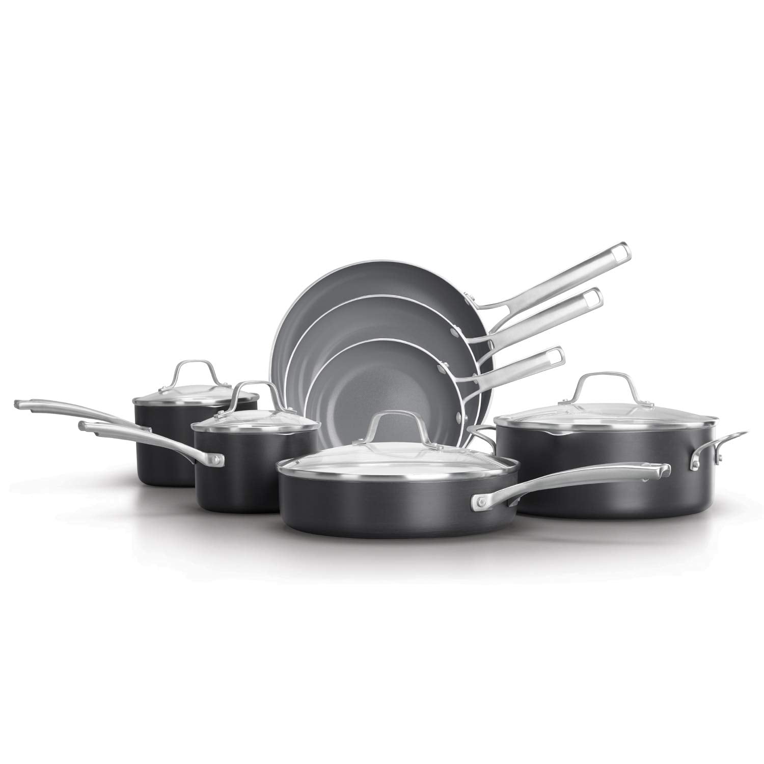 Calphalon Classic Oil-Infused Ceramic 11-Piece Cookware Set