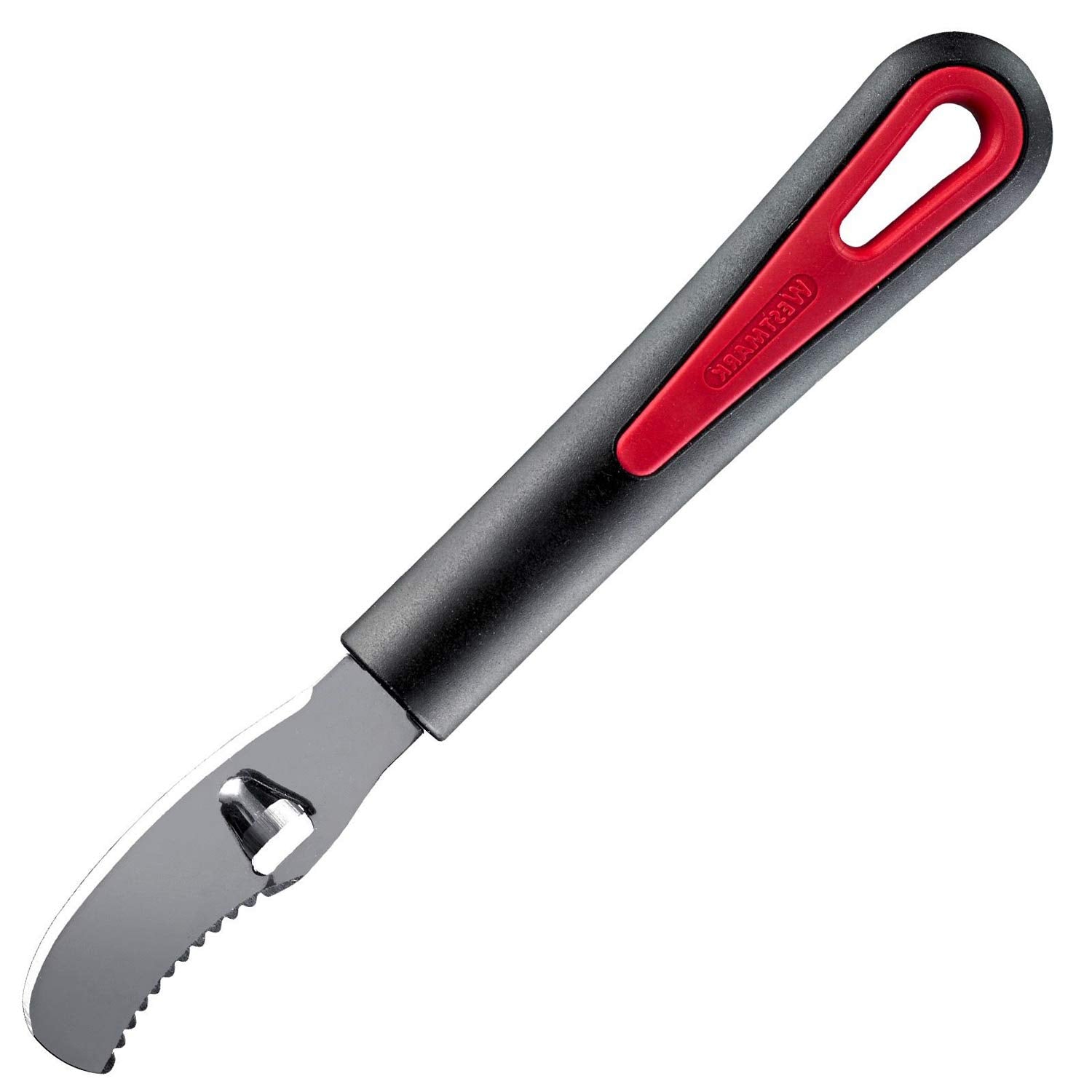 Westmark Orange Peeler Gallant, 7.5 X 1.1 X 0.8, Black/Silver/Red
