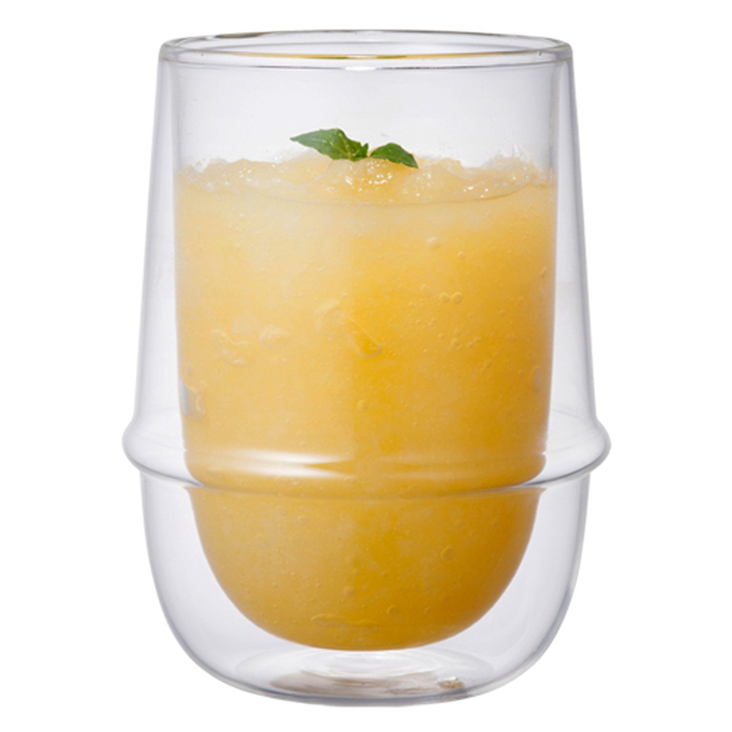 KINTO 23106 Double Wall Iced Tea Glass  11.8 fl oz (350 ml)  Heat-Resistant Glass  Microwave and Dishwasher Safe