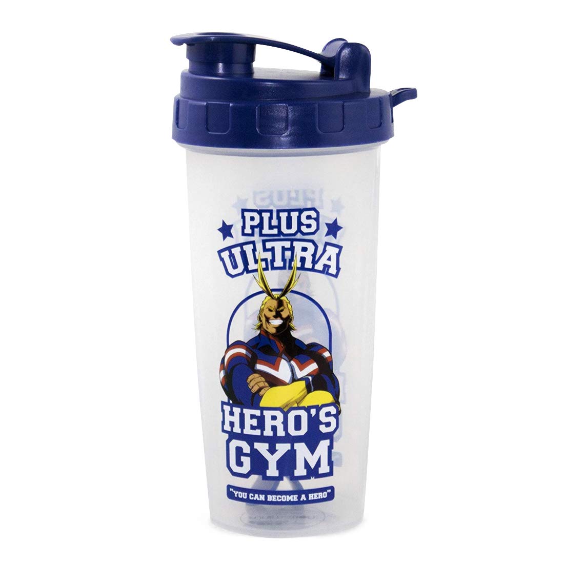 My Hero Academia Deku Shaker Bottle | 24 Oz Plastic Sport Bottle| Featuring The Aspiring Number One Hero Izuku Midoriya | Protei