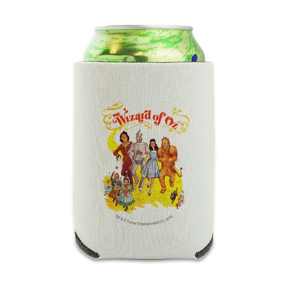 The Wizard Of Oz Yellow Brick Road Can Cooler - Drink Sleeve Hugger Collapsible Insulator - Beverage Insulated Holder