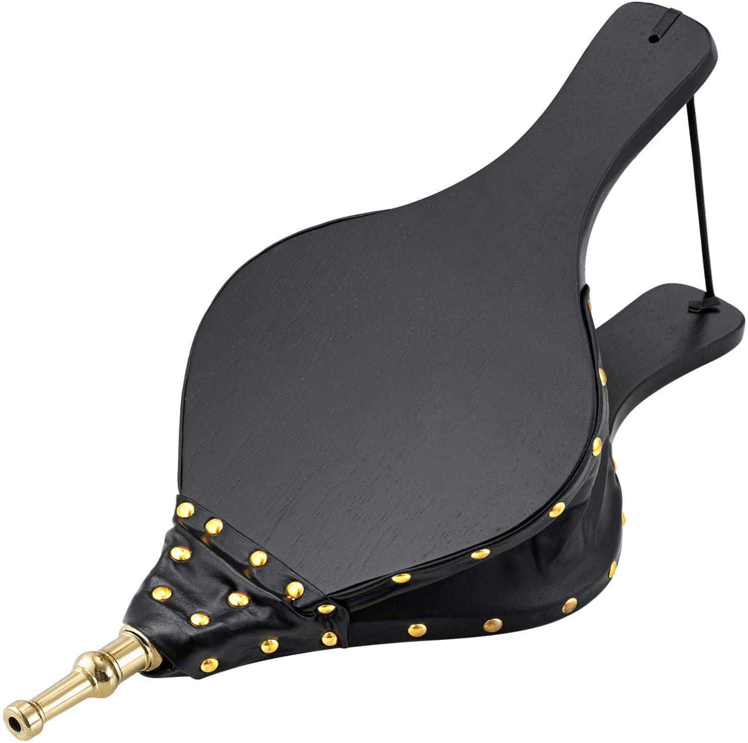 Amagabeli Fireplace Bellows 17''X 7.5'' Large Wood Air Blower Cast Nozzle For Outdoor Camping Bbq Grill Chimney Hand Bellow Pump