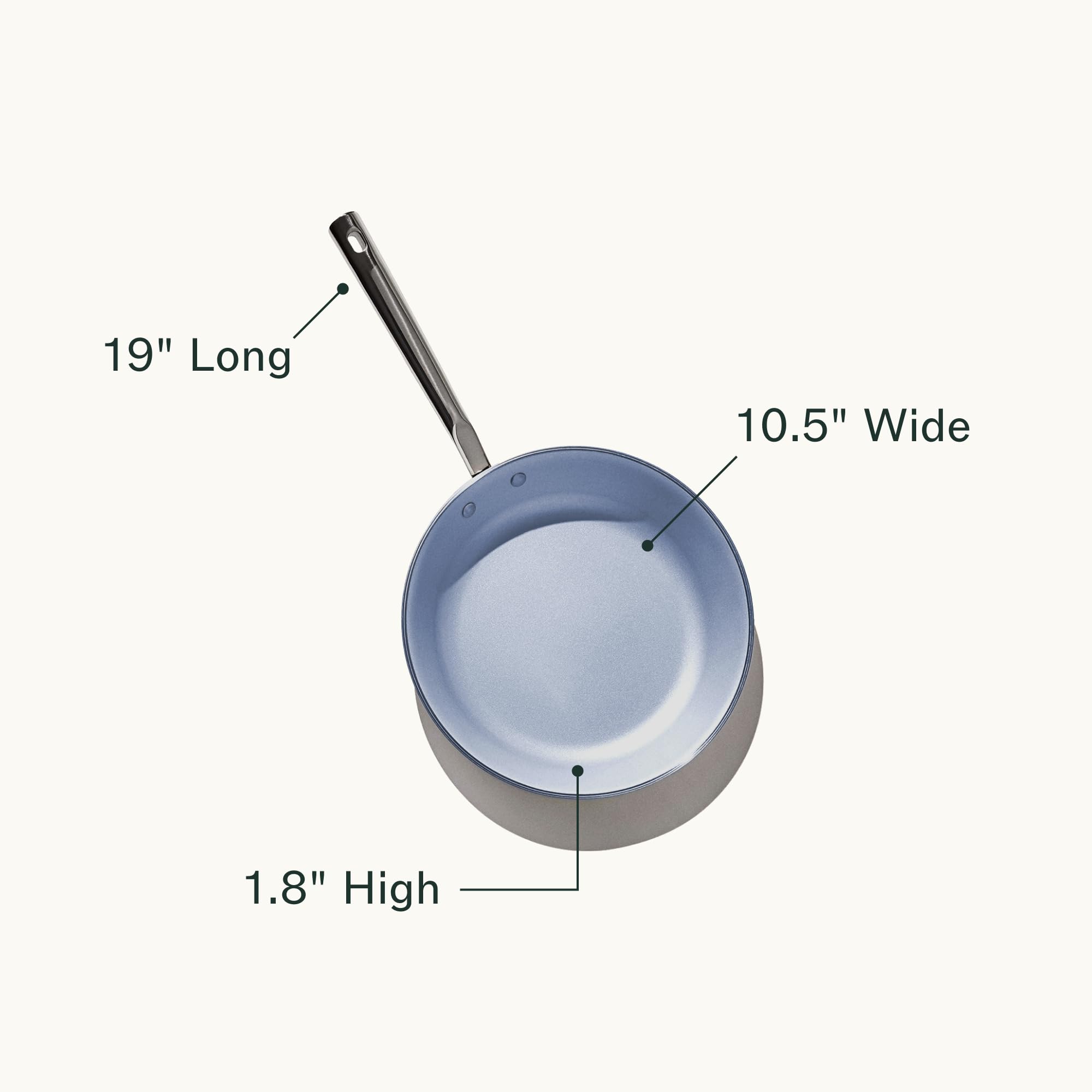 Material Nonstick Frying Pan, 10.5 Inch Stainless Steel Alloy Coated Fry Pan, Made With A Copper Core, Cooking Pan, Non Stick In