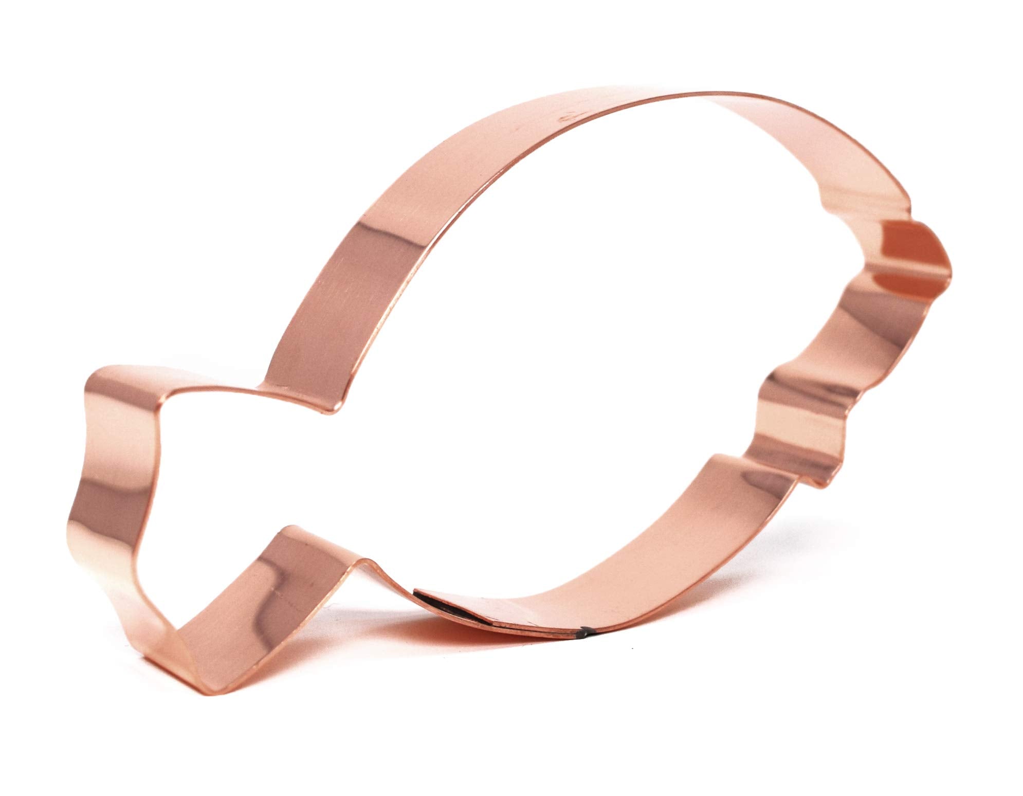 Flounder Fish Copper Cookie Cutter