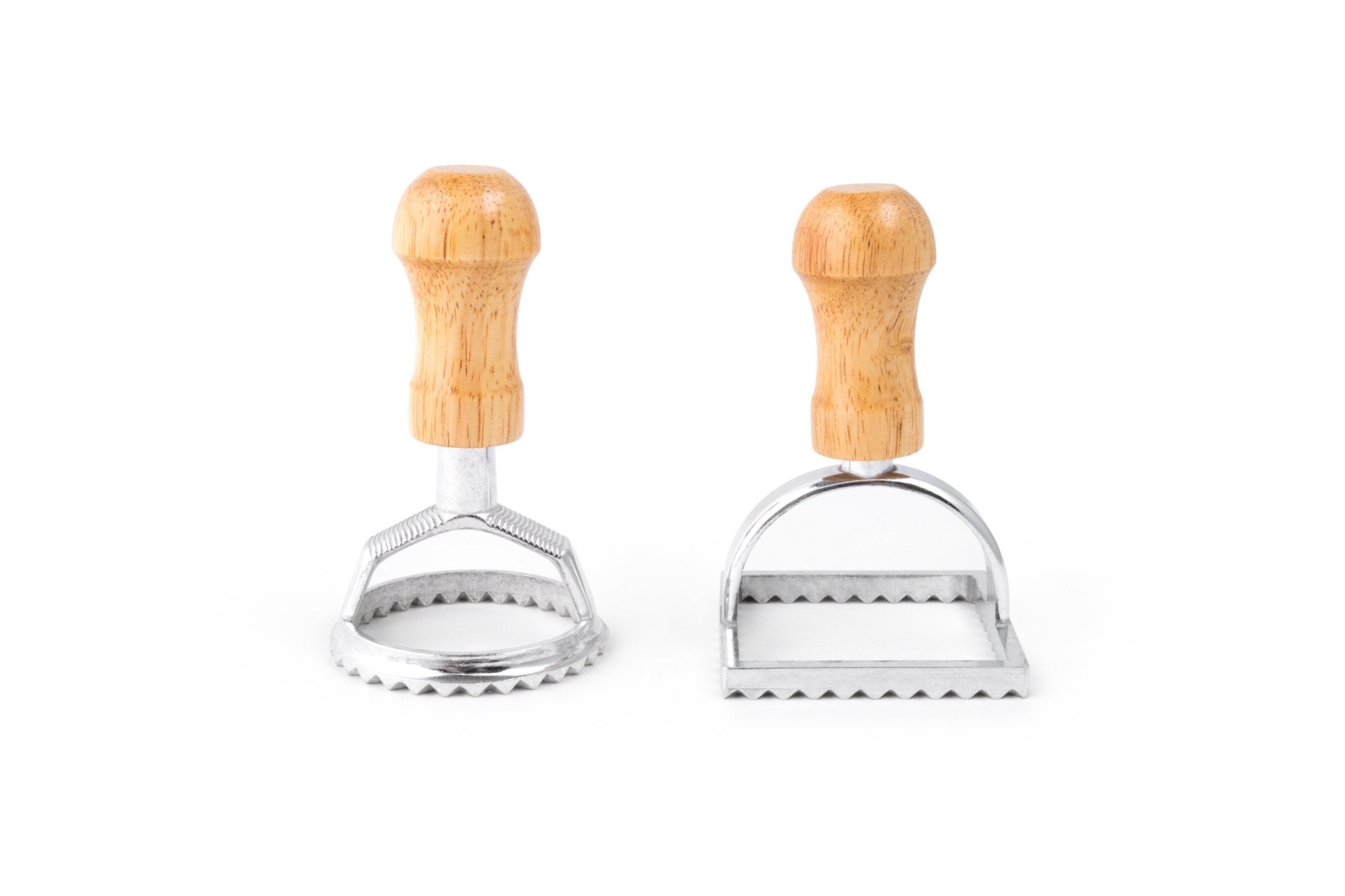 Fox Run 57670 Ravioli Cutter Stamps, Round & Square, Set Of 2 , 2.75 X 4.75 X 5.75 Inches