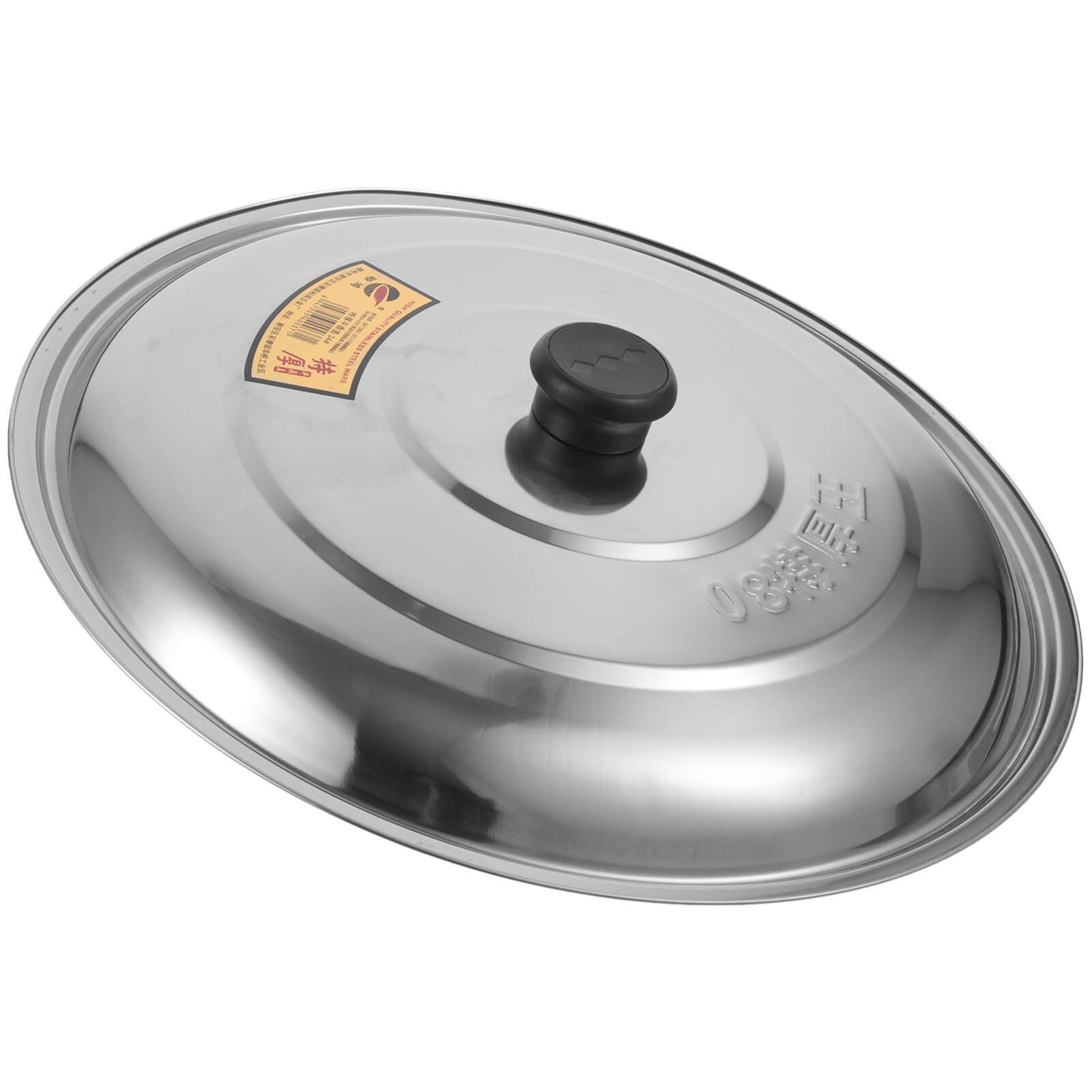 Doitool Stainless Steel Universal Lid For Pots, Pans And Skillets, 13 Inch Replacement Frying Pan Cover Cookware Lids With Knob