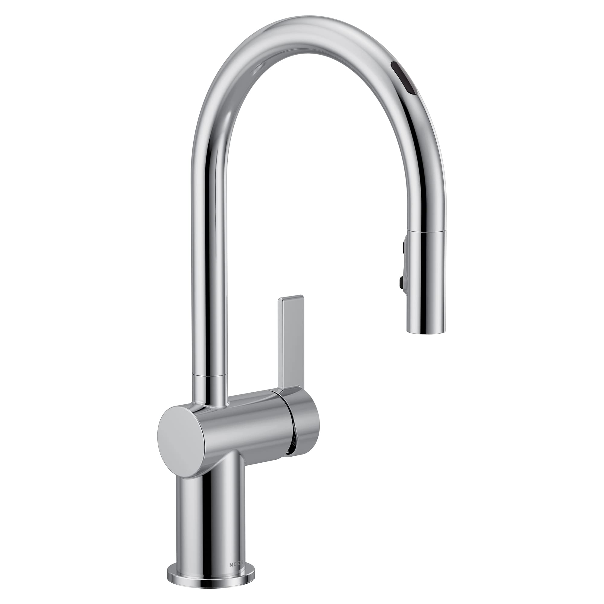 Moen 7622EVC CIA Smart Faucet Touchless Pull Down Sprayer Kitchen Faucet with Voice Control and Power Boost, Includes Optional M