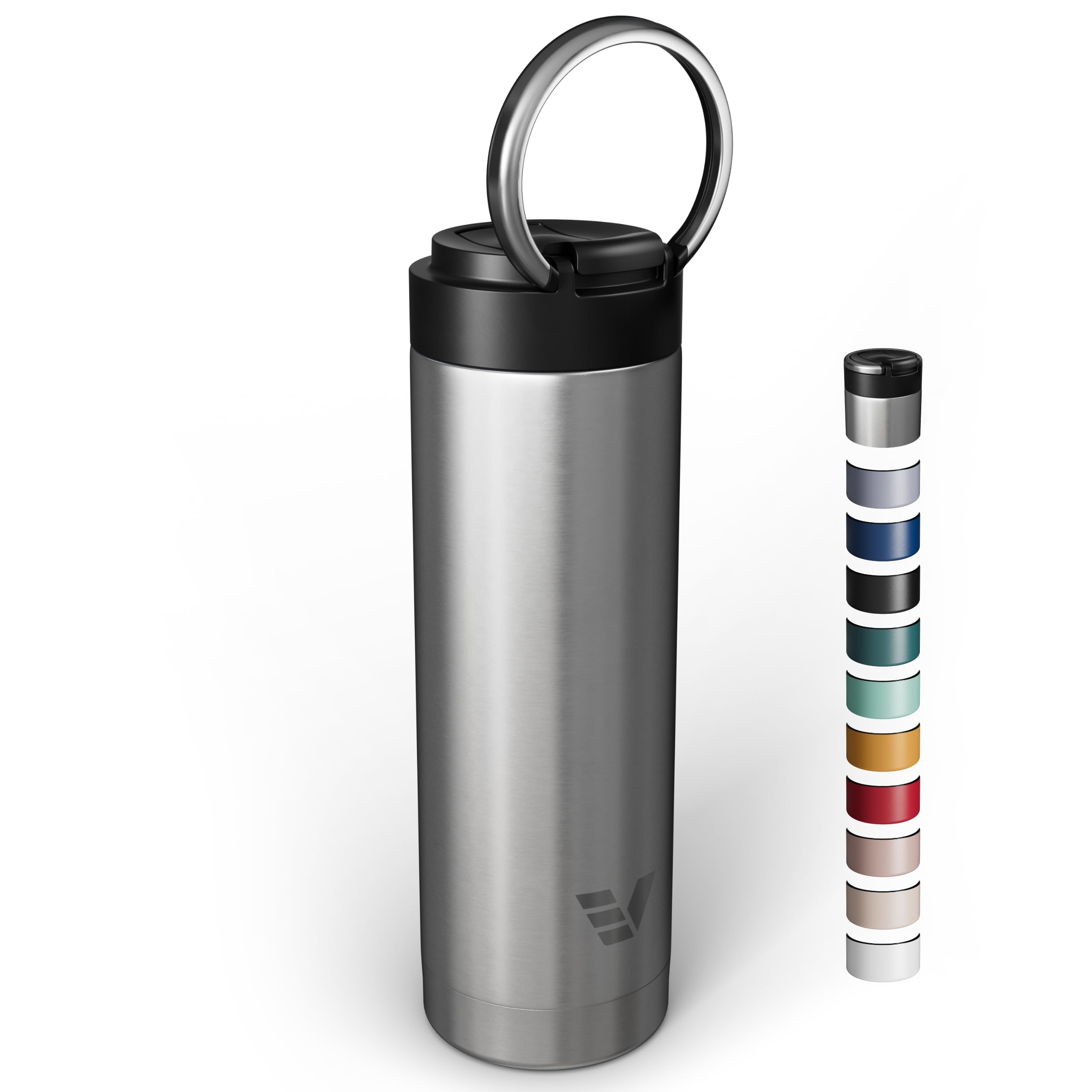Ever Vessel Maxi Stainless Steel Water Bottle 26oz  Double wall vacuum insulated | Integrated carry handle | leak proof flip to