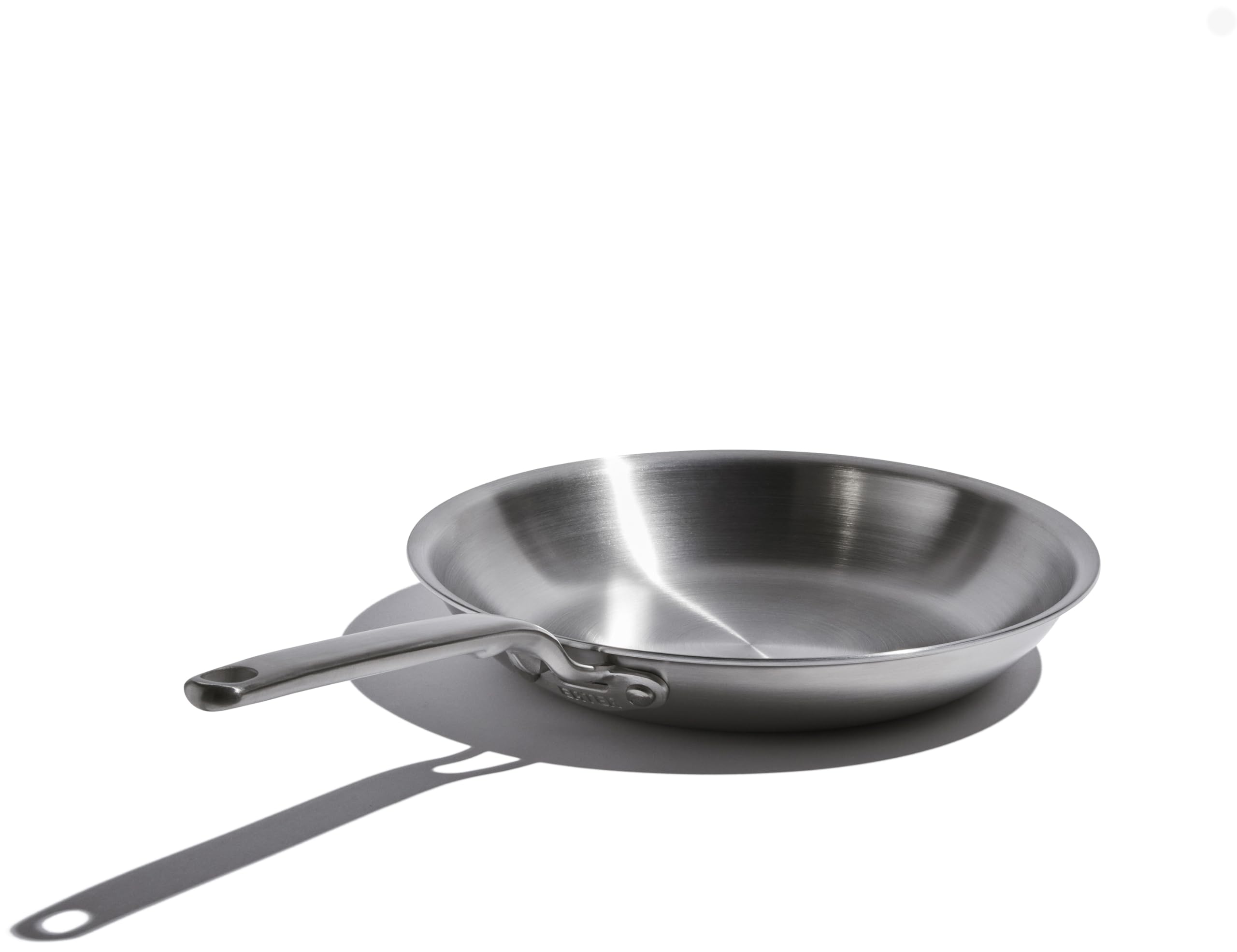Heritage Steel x Eater 10.5 Inch Frying Pan | Made in USA | 5-Ply Fully Clad Stainless Steel Pan | Stay Cool Handle Design | Ind