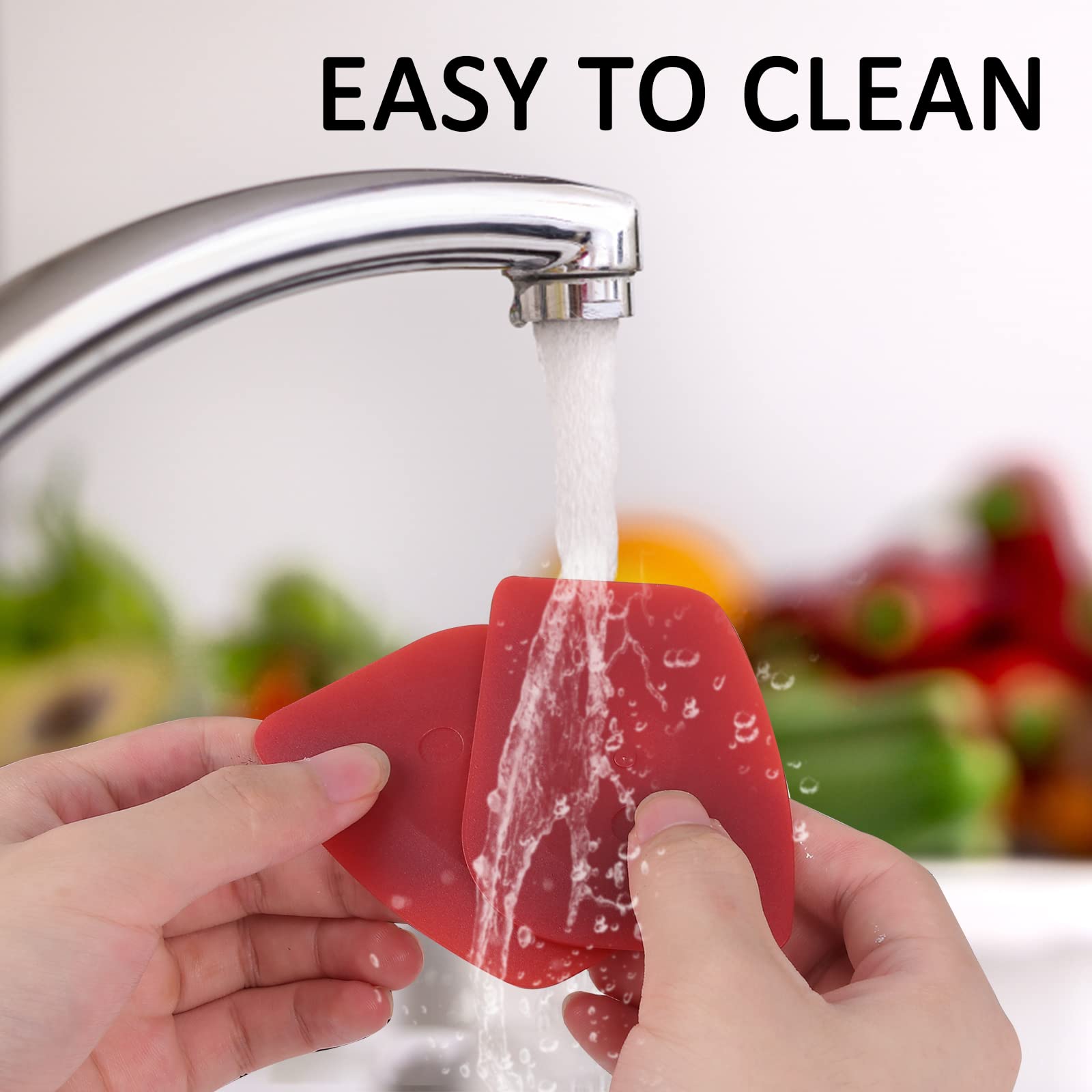 Pan Scraper Dish Scraper Food Scraper Tool Plastic Pot Scraper Kitchen Scraper Grease Scraper Cast Iron Skillet Pan Scraper Tool