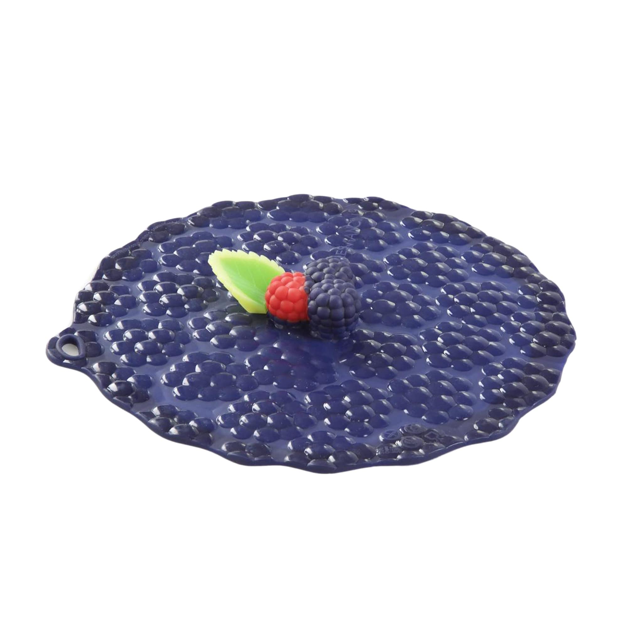 Charles Viancin - Blackberry Silicone Lid For Food Storage And Cooking - 8''/20Cm - Airtight Seal On Any Smooth Rim Surface - Bp