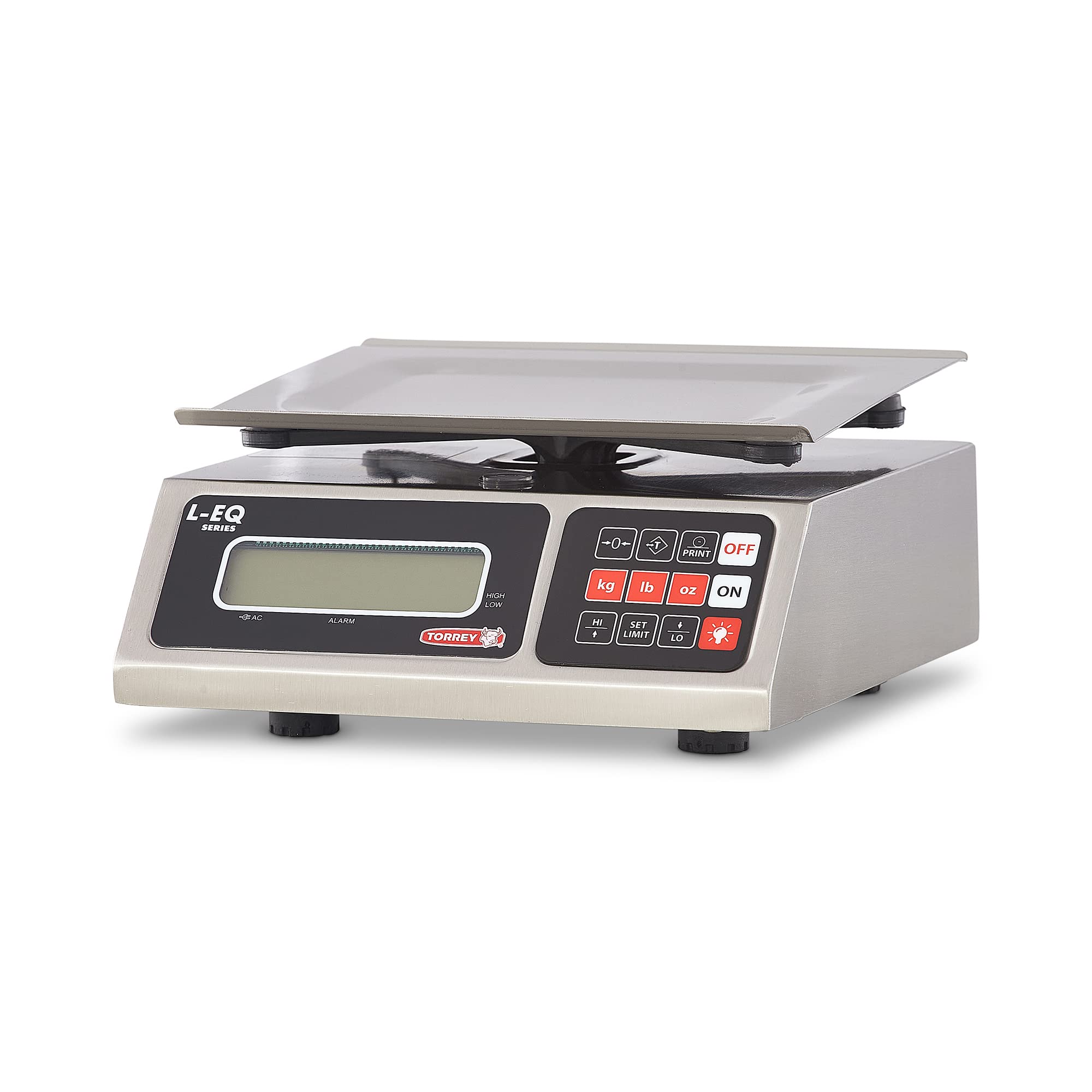 Torrey Leq 10/20 High Precision Digital Portion Control Scale, Stainless Steel Construction, 10 Kg/20 Lb. Capacity