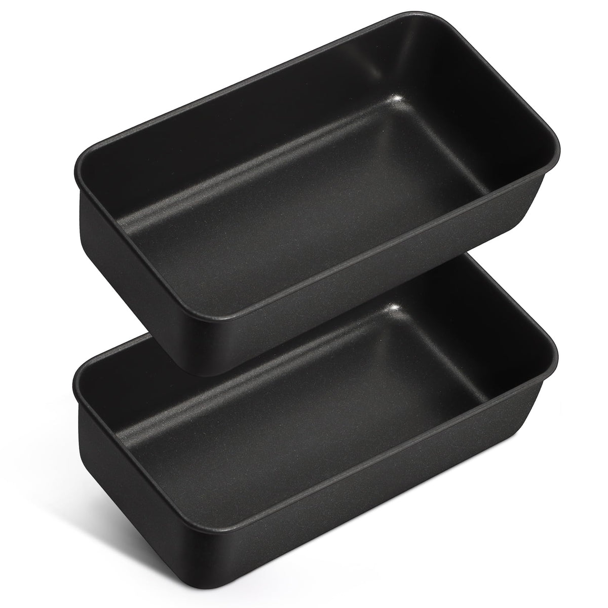 Lianyu 2 Pack Baking Bread Loaf Pan, Nonstick Stainless Steel Loaf Bread Pan, 9  5 Bread Baking Loaf Pan, Meatloaf Tin Pan For H
