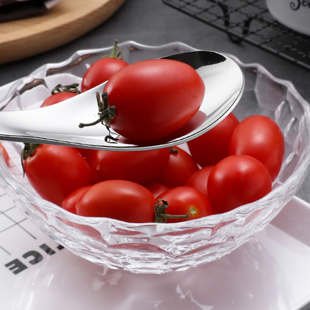 Ercrysto Stainless Steel Spoon, Soup Spoon, Coffee Spoon, Desert Spoon, Etc. Light Weight And Small Size Especially Suitable For