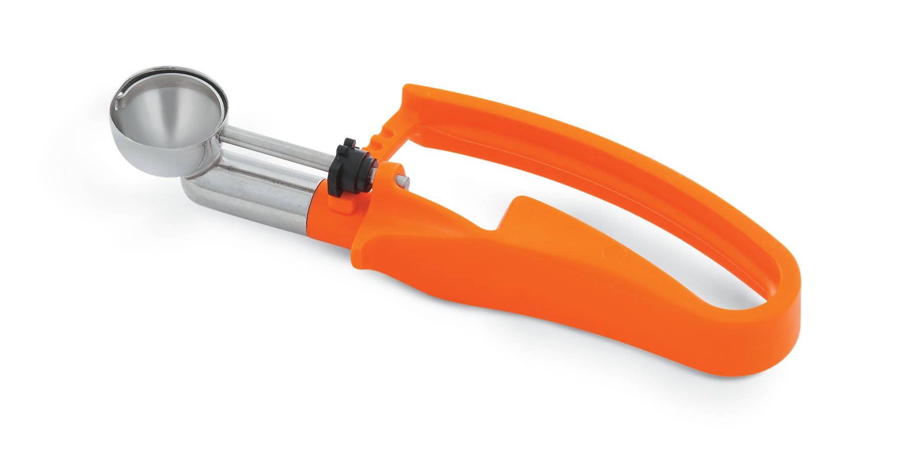 Vollrath 47404 Orange #100 Squeeze Disher Portion Scoop - .33 Oz.