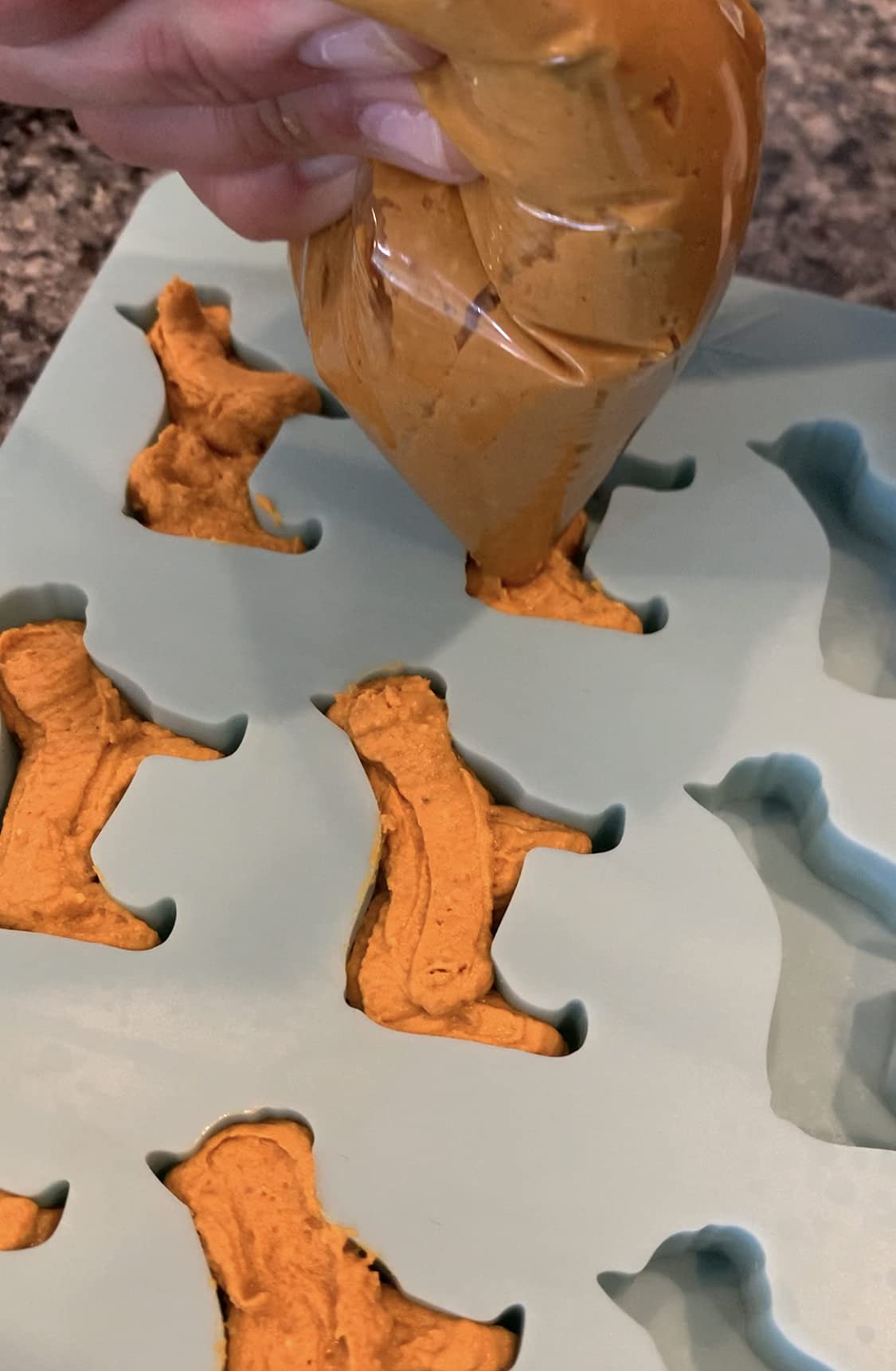 Kasian House French Bulldog Ice Cube Tray And Treat Mold, 9 Frenchie Shaped Molds, Bpa Free And Heat Resistant, Chocolate Mold