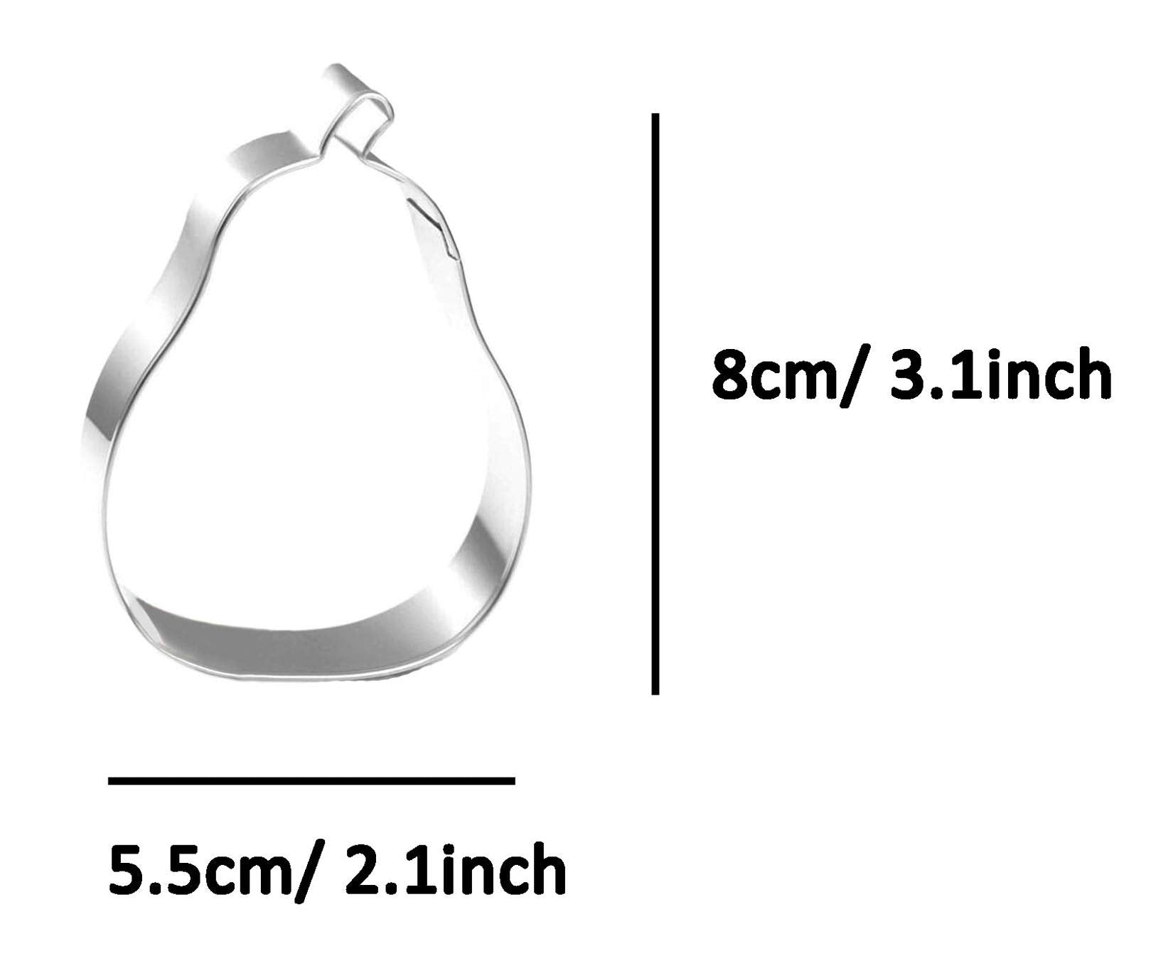 Wjsyshop Pear Cookie Cutter