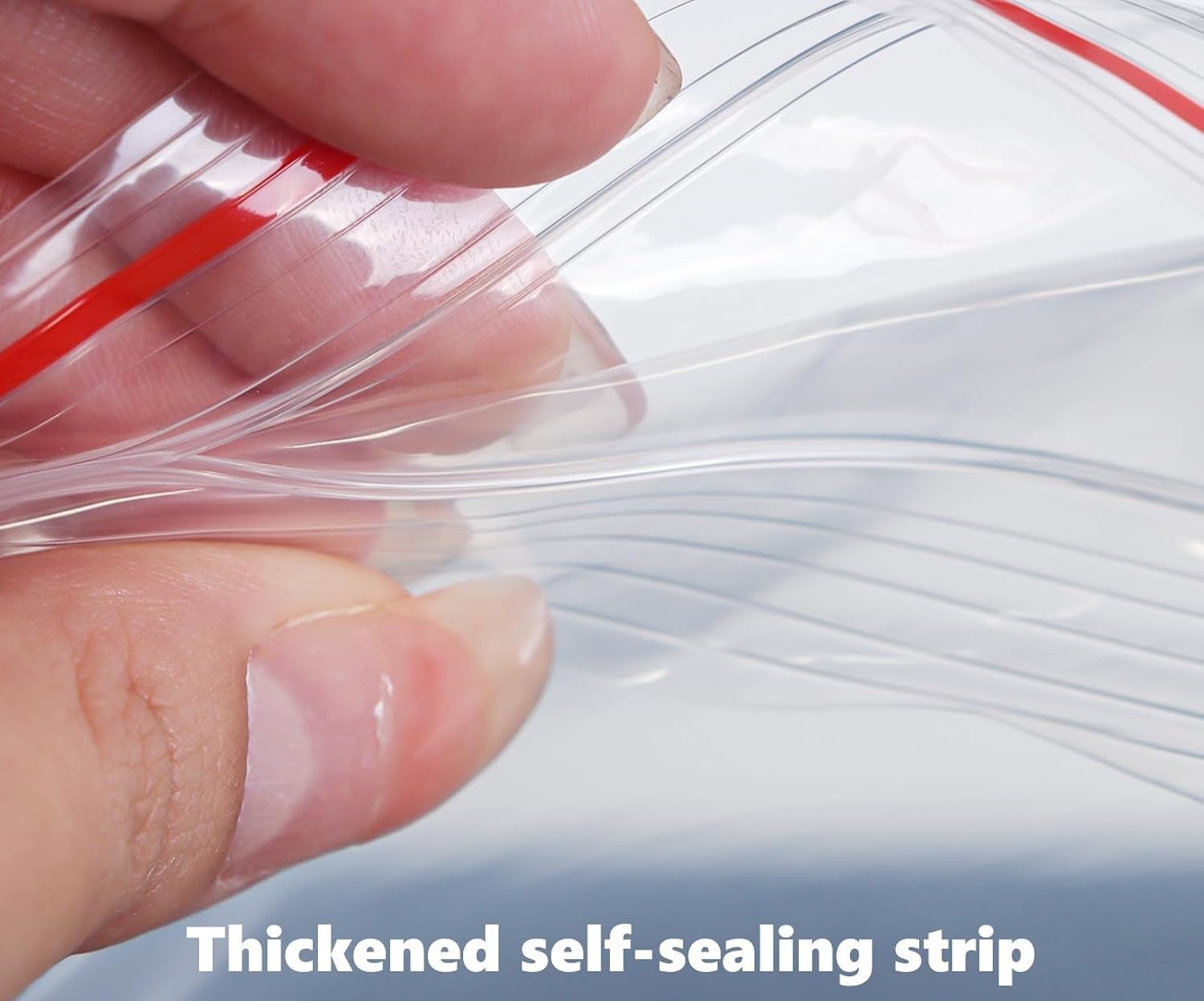 Bvslf Reusable/Resealable Zip Lock Covers Pouch Bags, 8 X 10 Inches, 100 Pieces (Transparent)